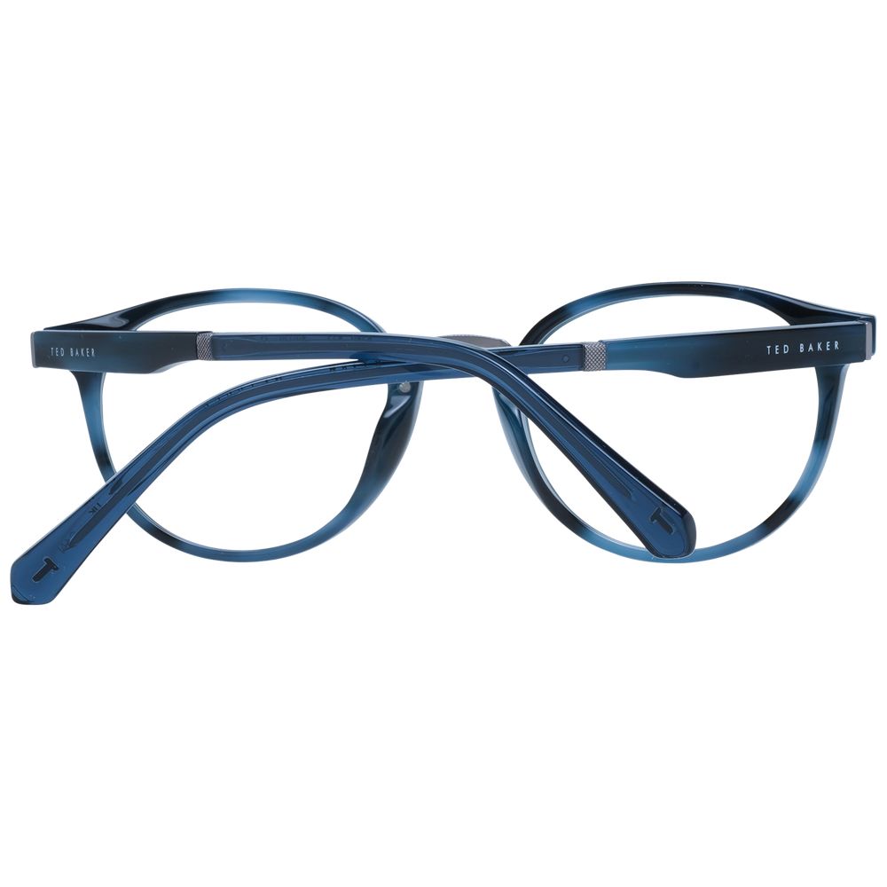 Ted Baker Men’s Optical Glasses – Blue Round Frames, 50mm