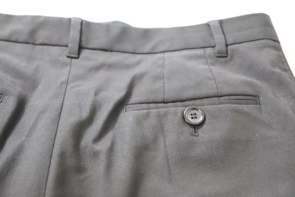 - Black High Waist Tapered Trouser Pants