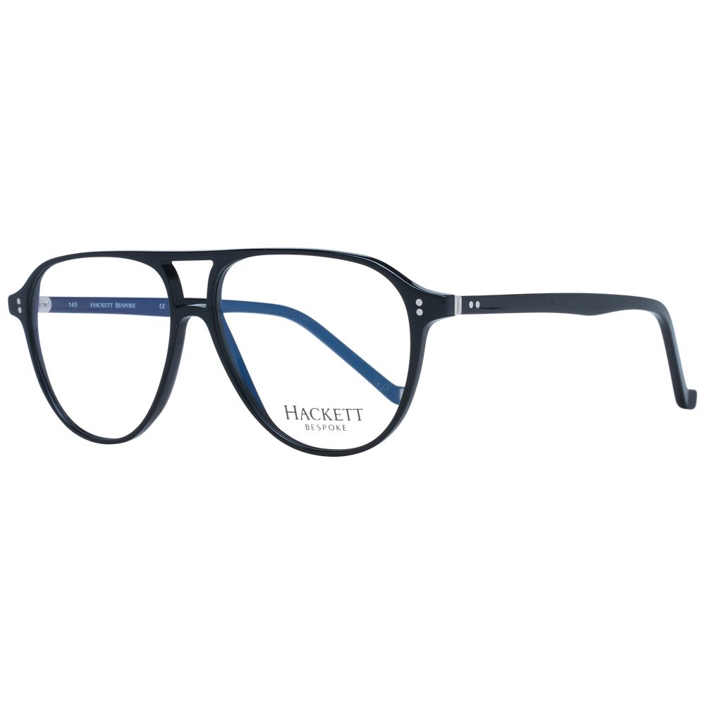 Hackett Black Men's Optical Glasses – Square Full-Rim Frame, 54mm
