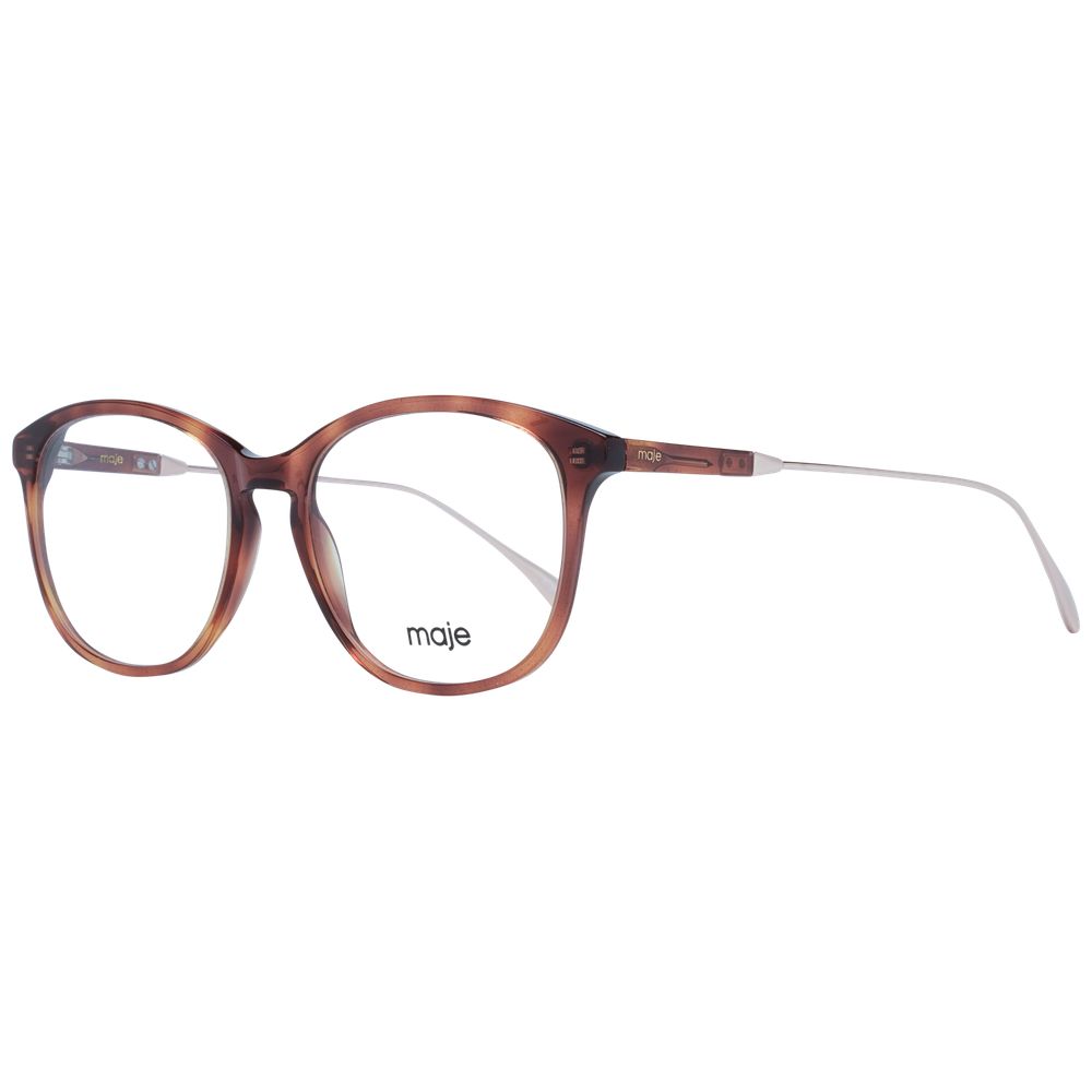 Maje Women’s Optical Frames – Brown Square Full-Rim, 51mm