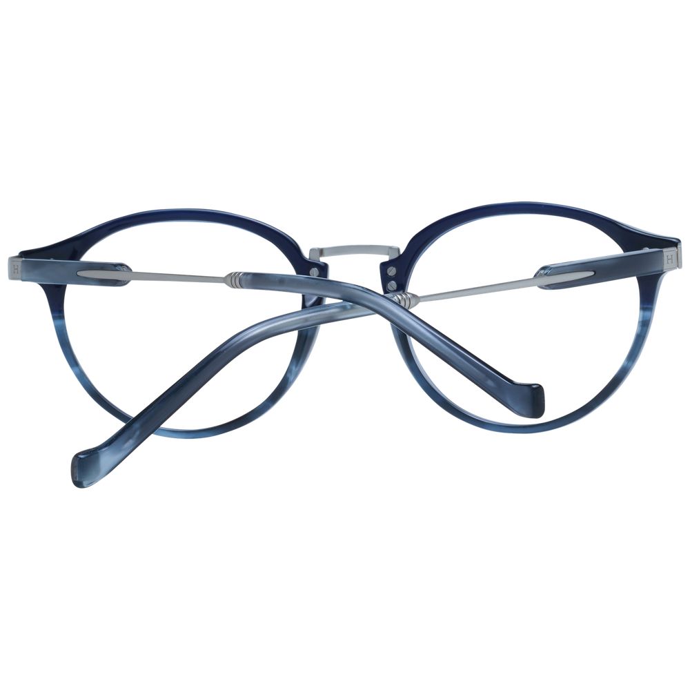 Hackett Blue Men’s Optical Frames – Stylish Round Design, 50mm