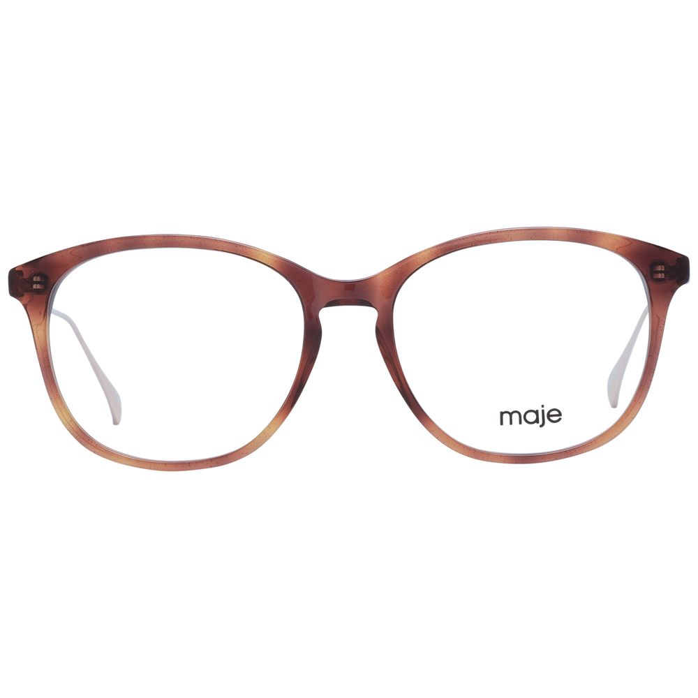 Maje Women’s Optical Frames – Brown Square Full-Rim, 51mm