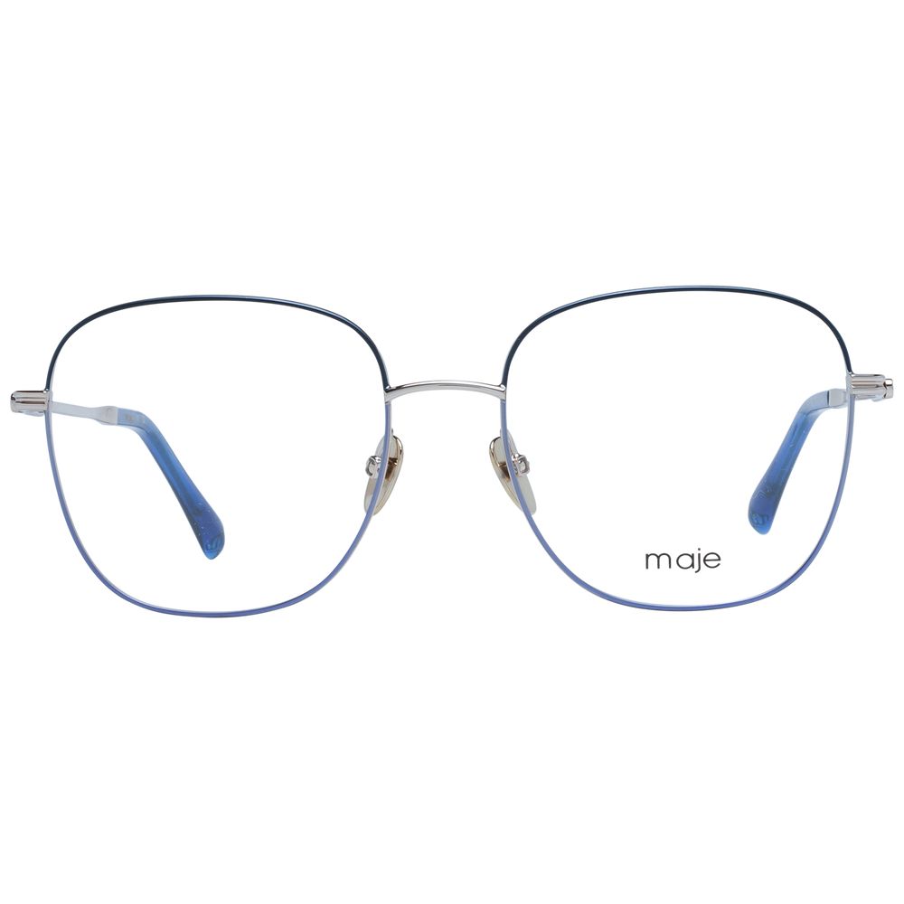 Maje Women’s Optical Frames – Blue Square Full-Rim, 55mm