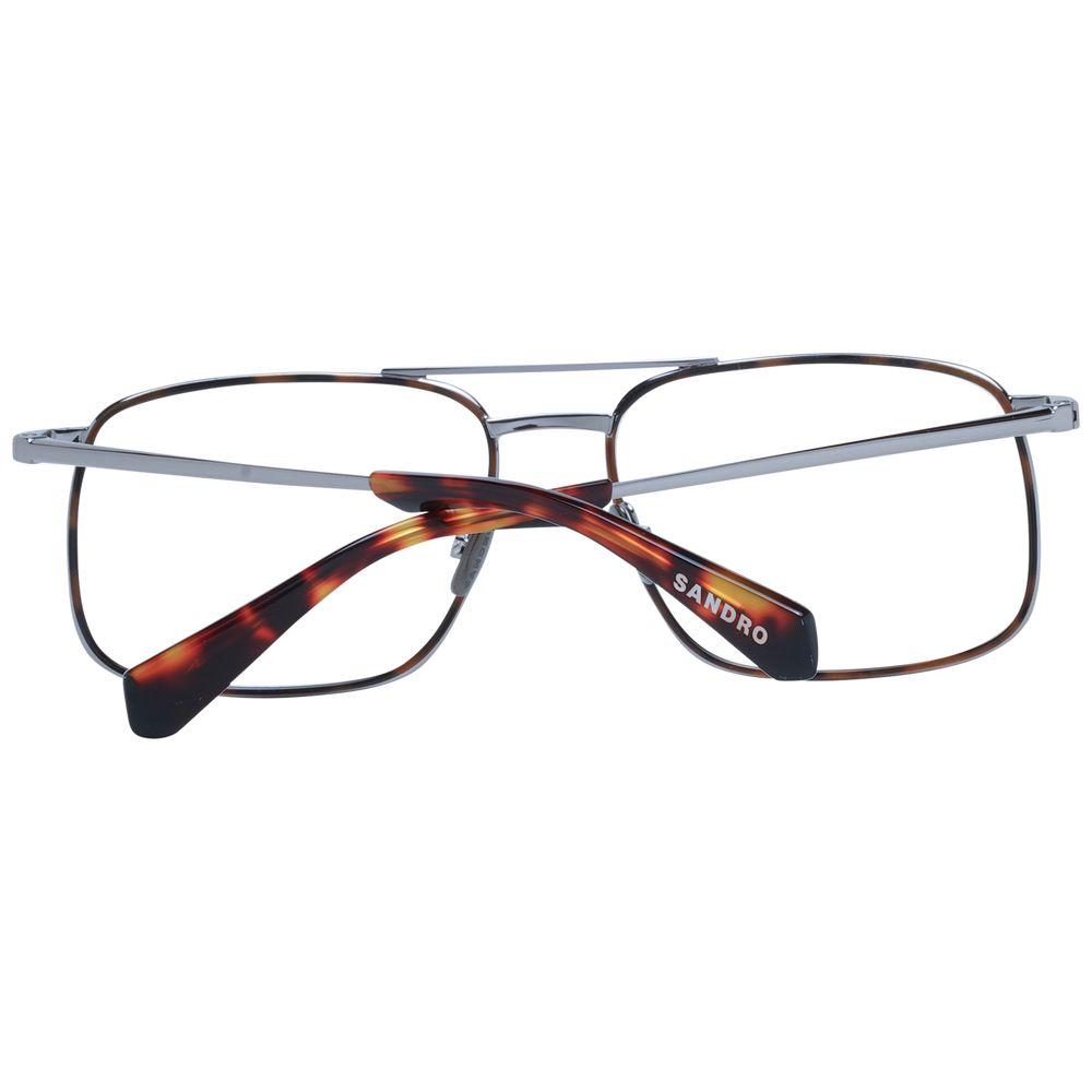 Sandro Gray Men's Optical Frames – Aviator Full-Rim Design