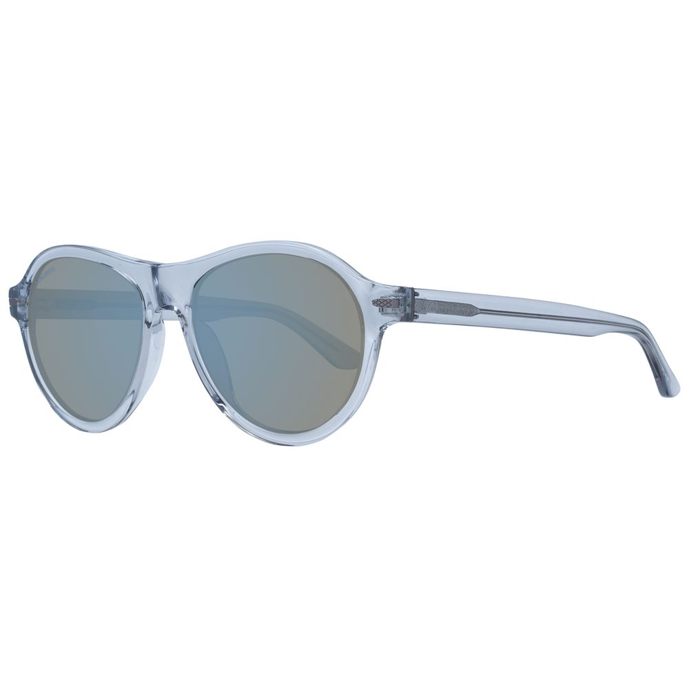Serengeti Transparent Men’s Sunglasses – Round Frames with Brown Lenses, 56mm