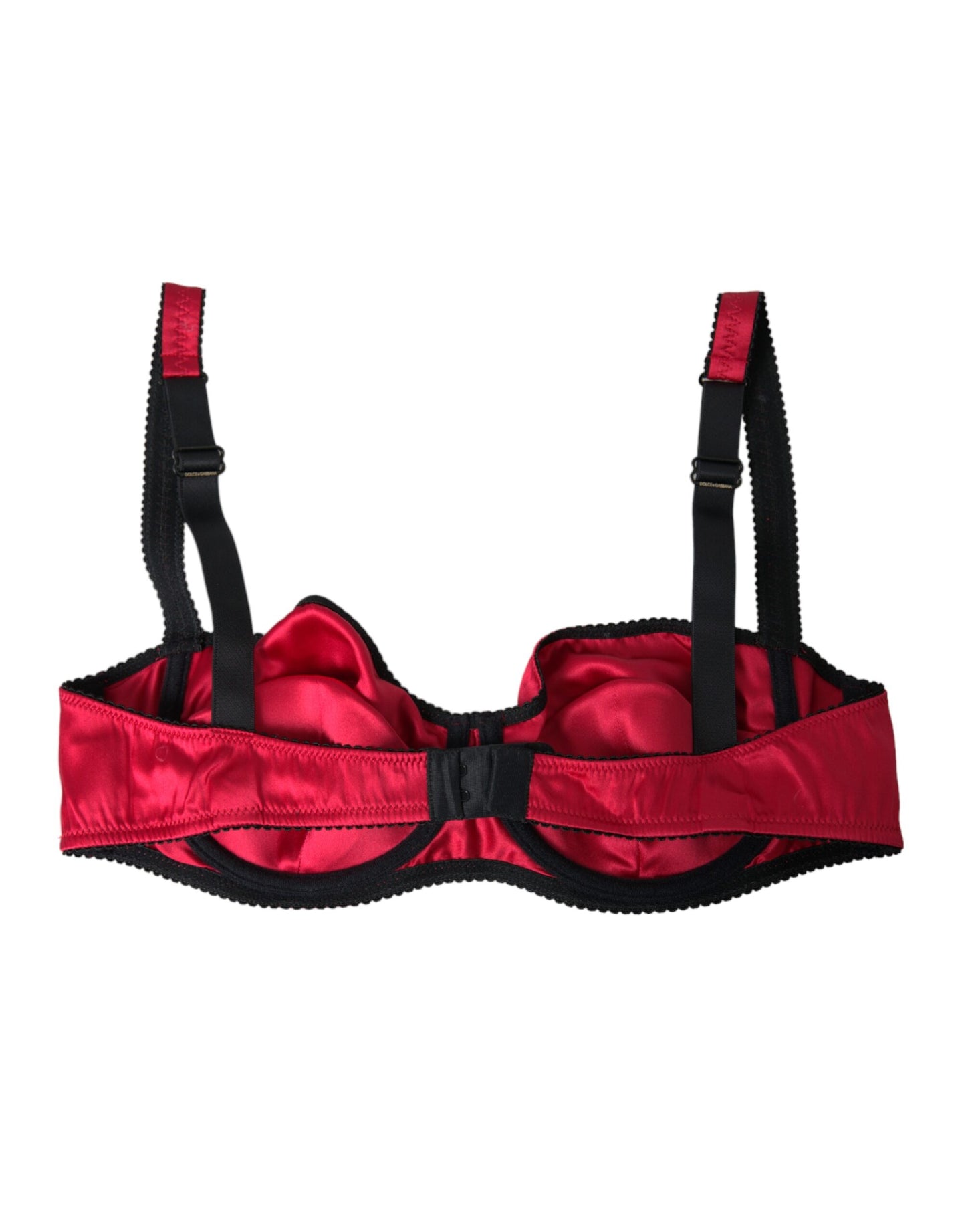 - Bordeaux Silk Stretch Balconcino Bra Underwear