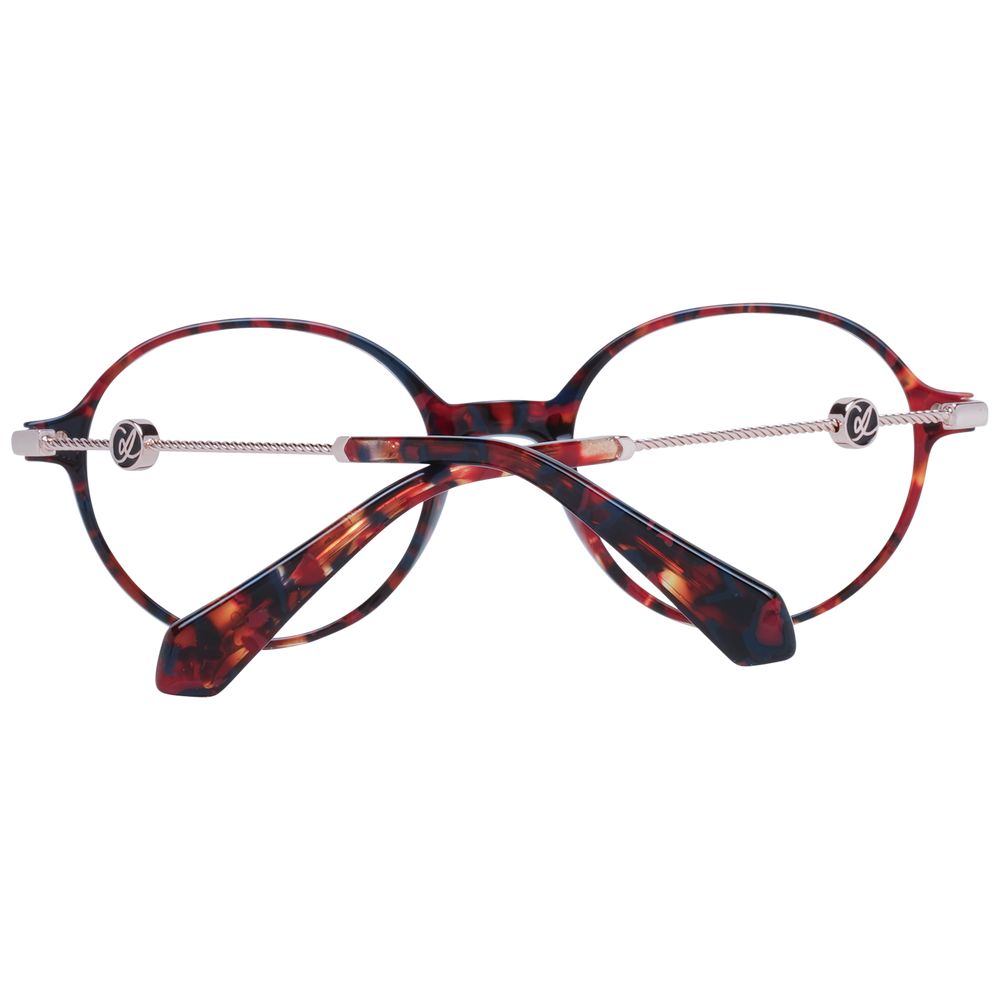 Christian Lacroix Women’s Optical Glasses – Red Round Frame, 50mm