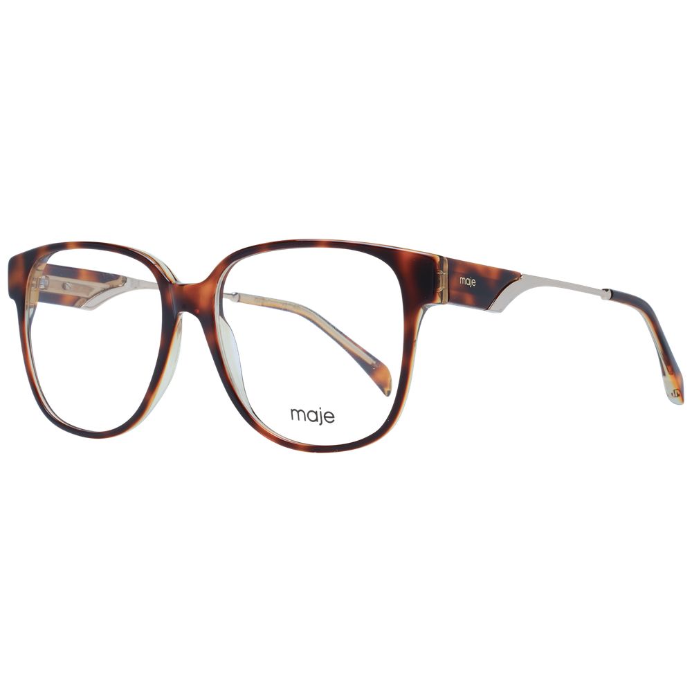 Maje Women’s Optical Frames – Brown Square Full-Rim, 54mm