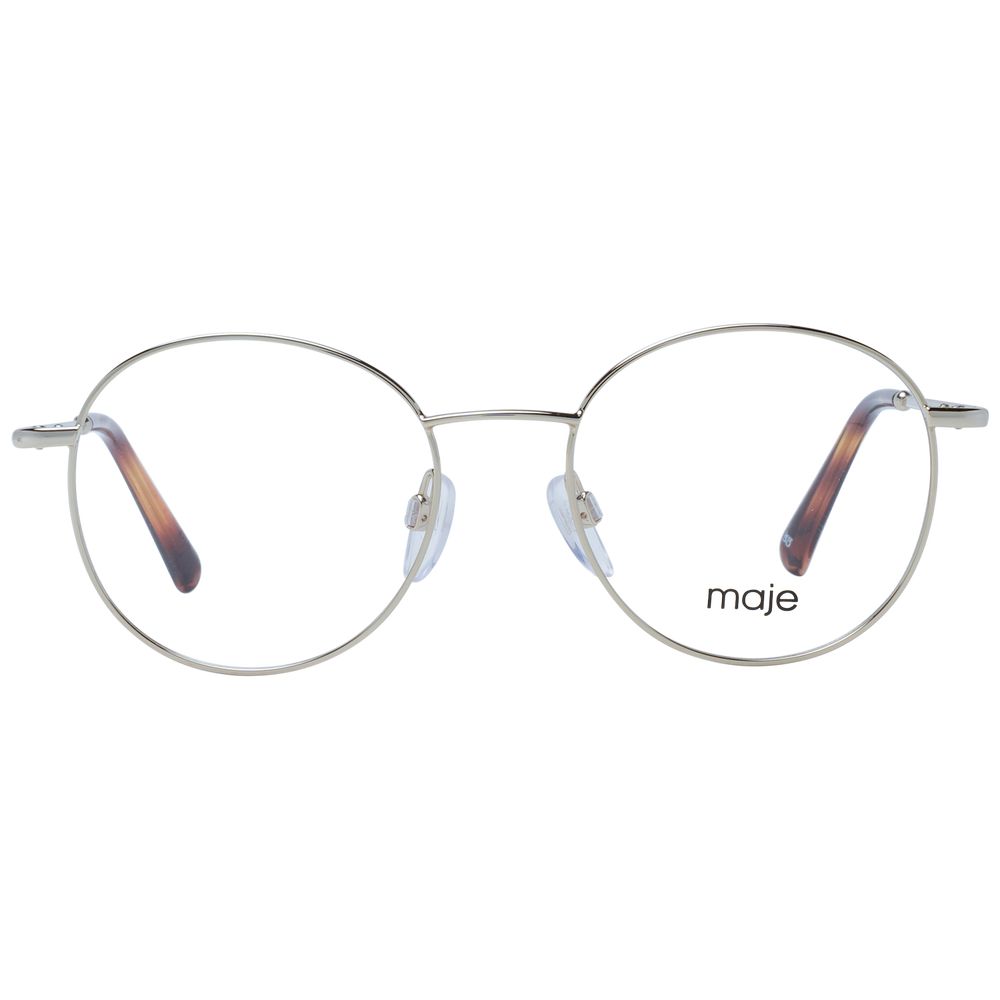 Maje Women’s Optical Glasses – Gold Round Frame, 48mm