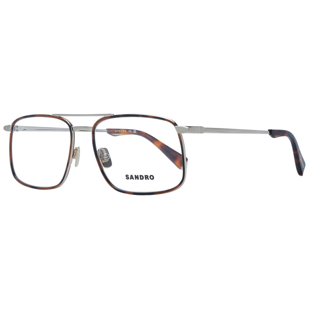 Sandro Brown Men’s Optical Frames – Aviator Full-Rim, 56mm