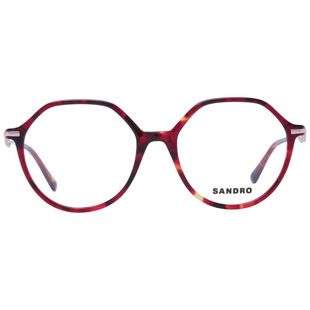 Sandro Women’s Optical Frames – Red Round Full-Rim