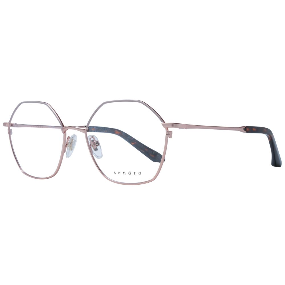 Sandro Rose Gold Women’s Optical Frames – Geometric Design, 54mm