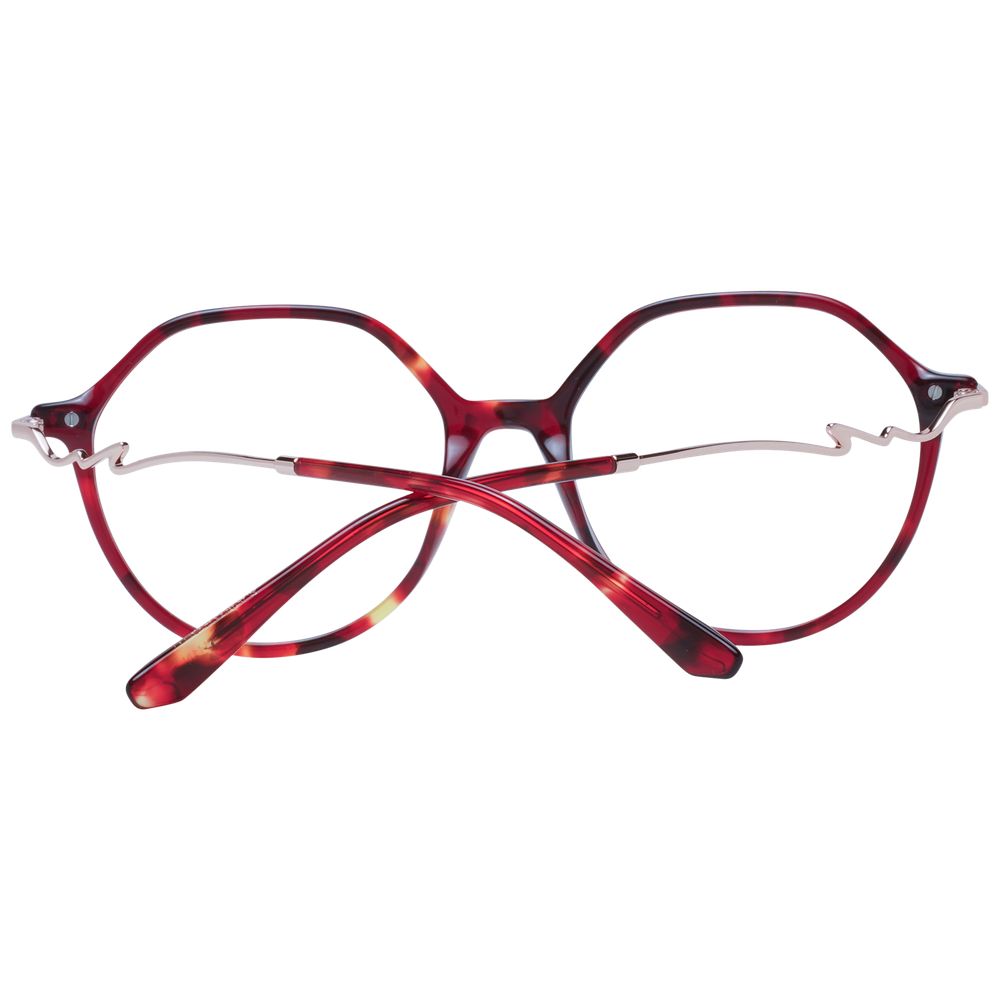 Sandro Women’s Optical Frames – Red Round Full-Rim