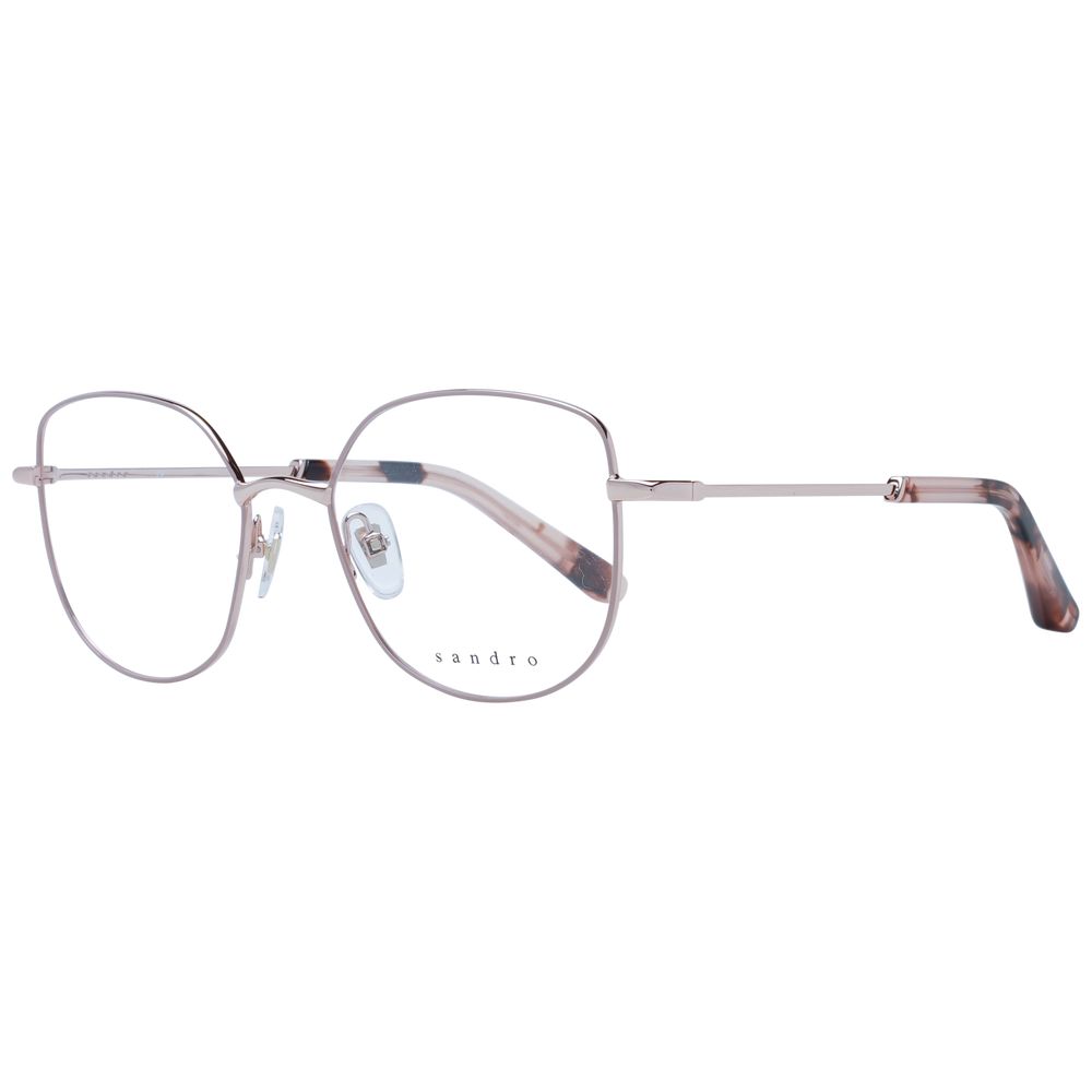 Sandro Women’s Optical Glasses – Rose Gold Square Frame, 51mm
