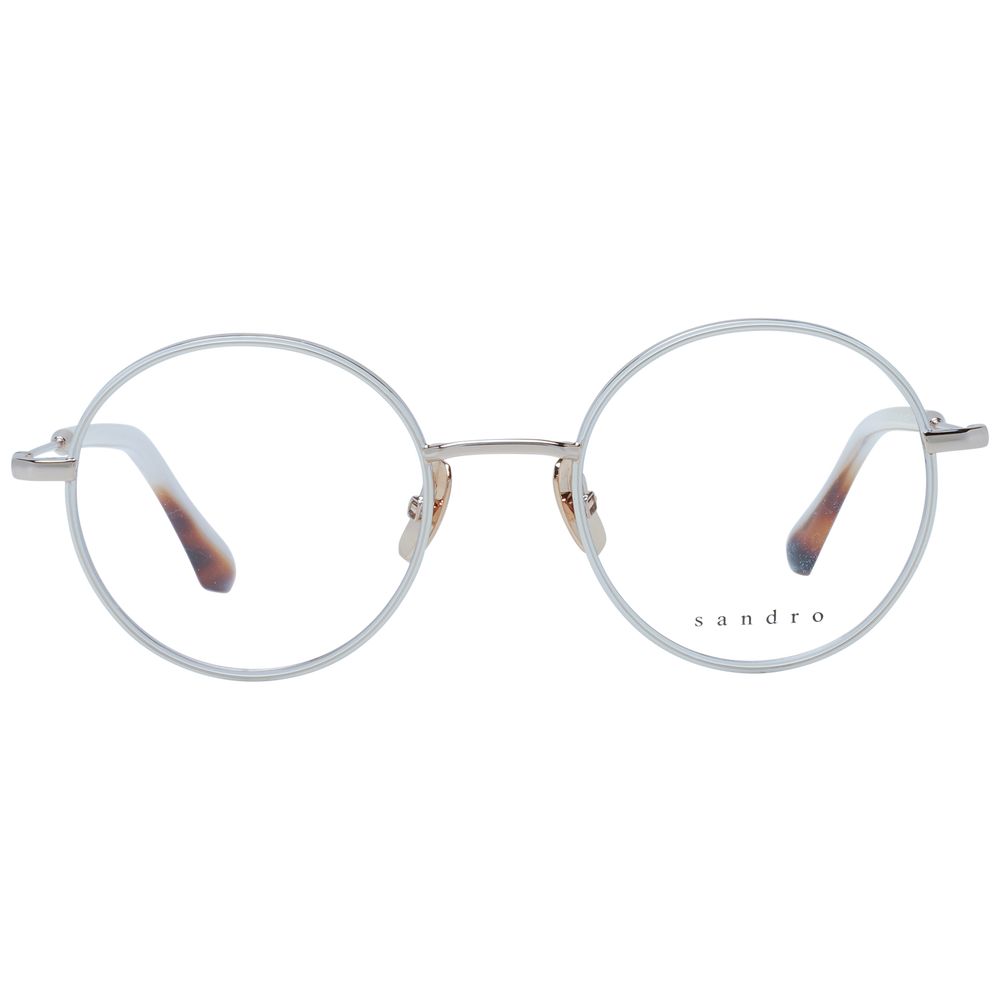 Sandro Women’s Optical Frames – White Full-Rim Design, 49mm