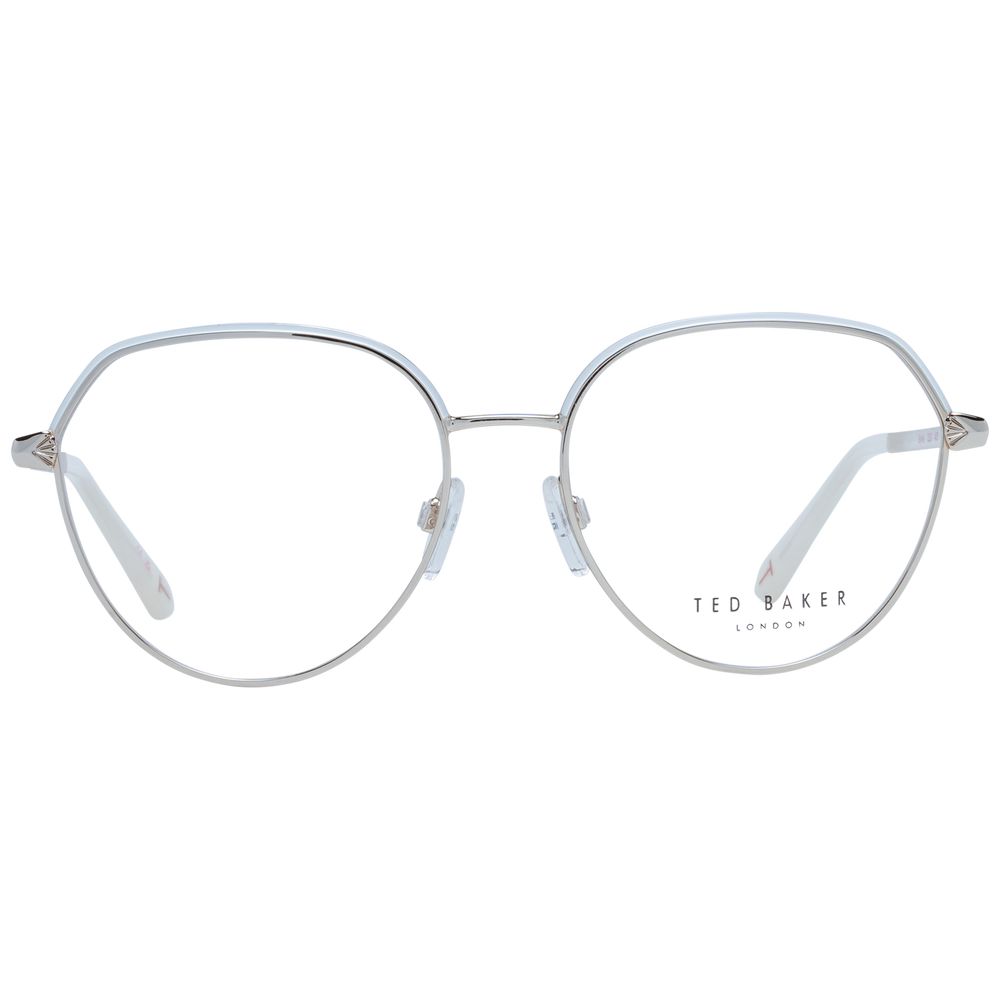 Ted Baker Women's Optical Frames – White Round Design, 53mm