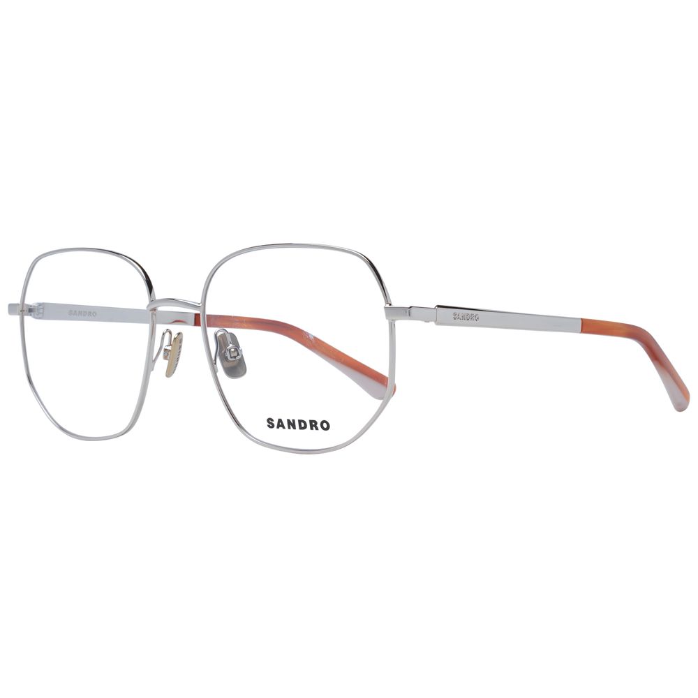 Sandro Gold Women’s Optical Frames – Full-Rim Round Design