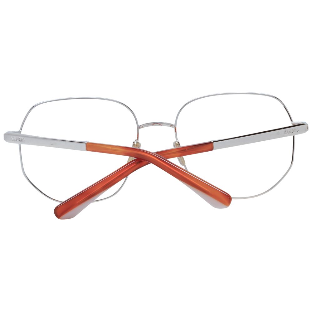 Sandro Gold Women’s Optical Frames – Full-Rim Round Design