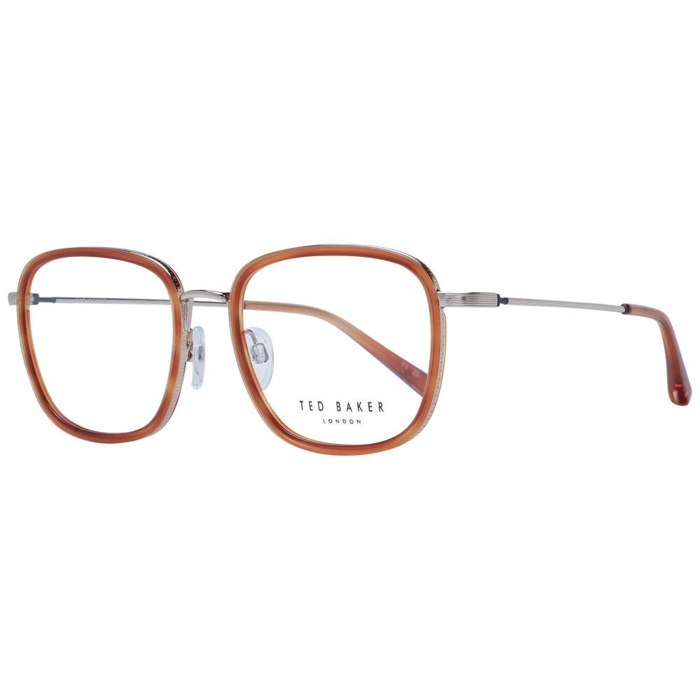 Ted Baker Men's Optical Frames – Brown Rectangle Frame, 51mm