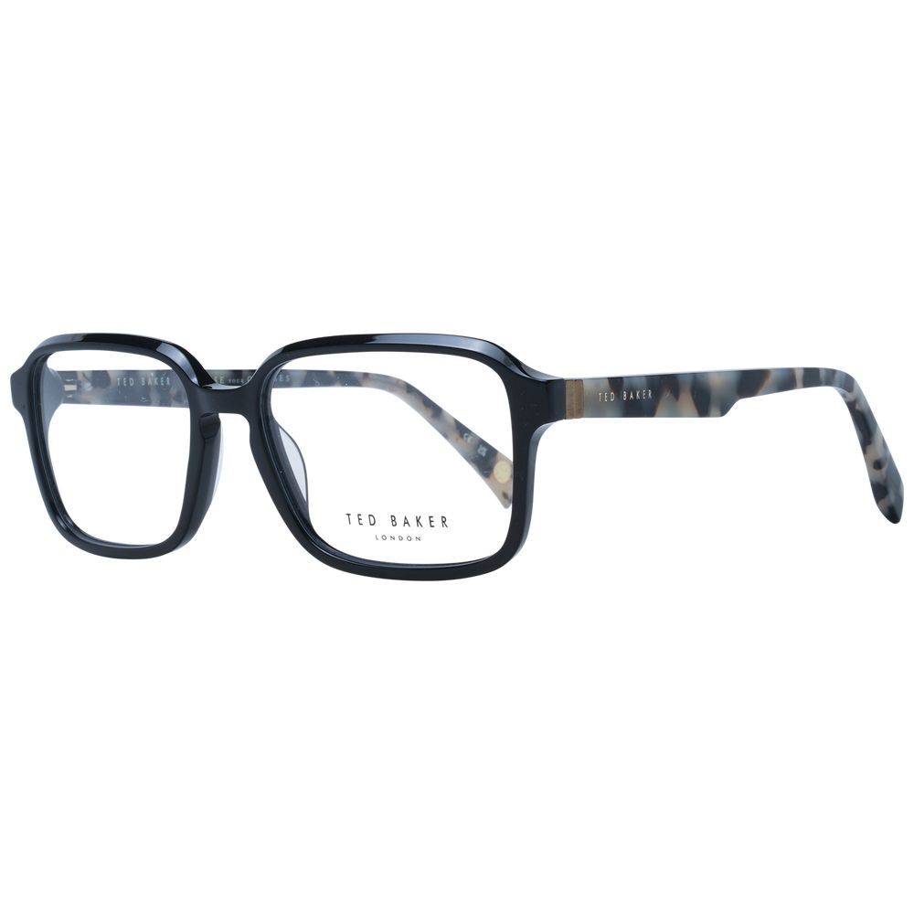 Ted Baker Men’s Optical Frames – Black Rectangle Full-Rim
