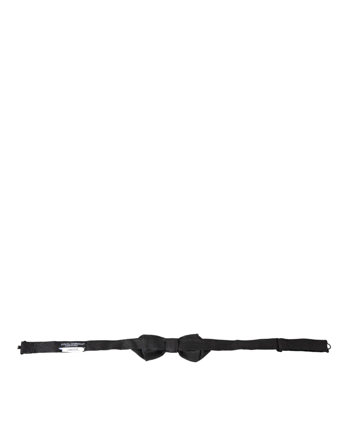 - Black Silk Adjustable Neck Men Bow Tie