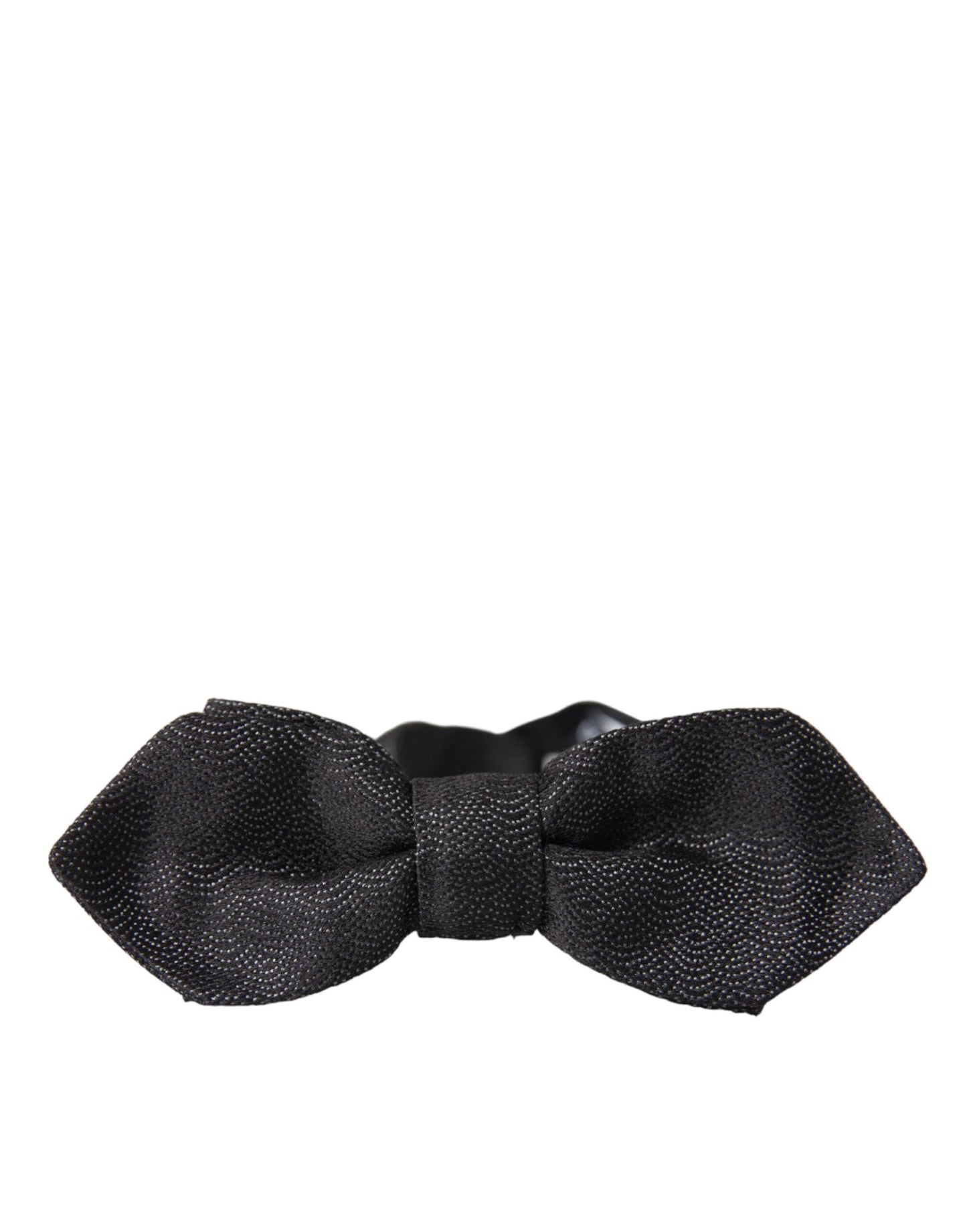 - Black Silk Adjustable Neck Men Bow Tie