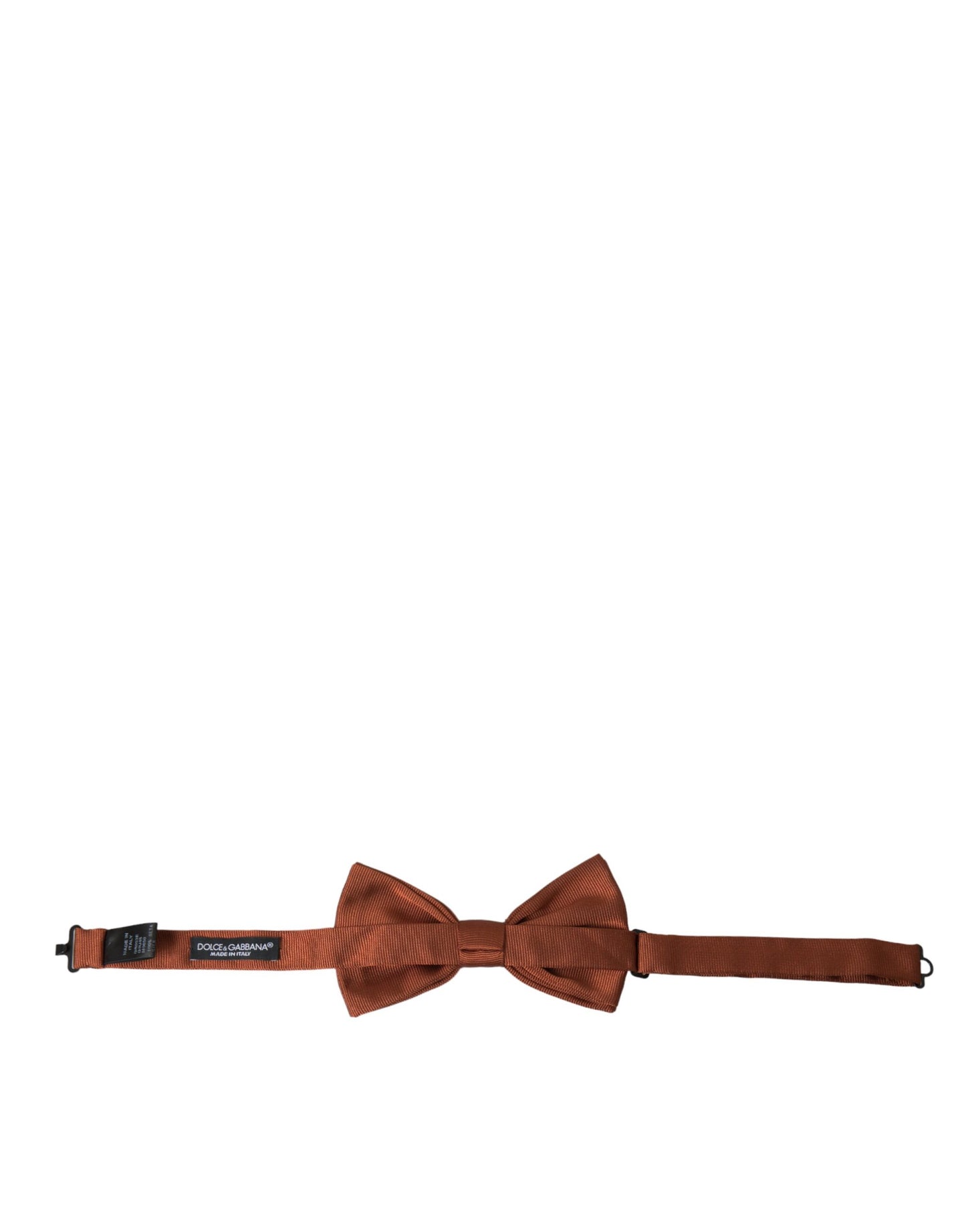 - Brown Silk Adjustable Neck Men Bow Tie