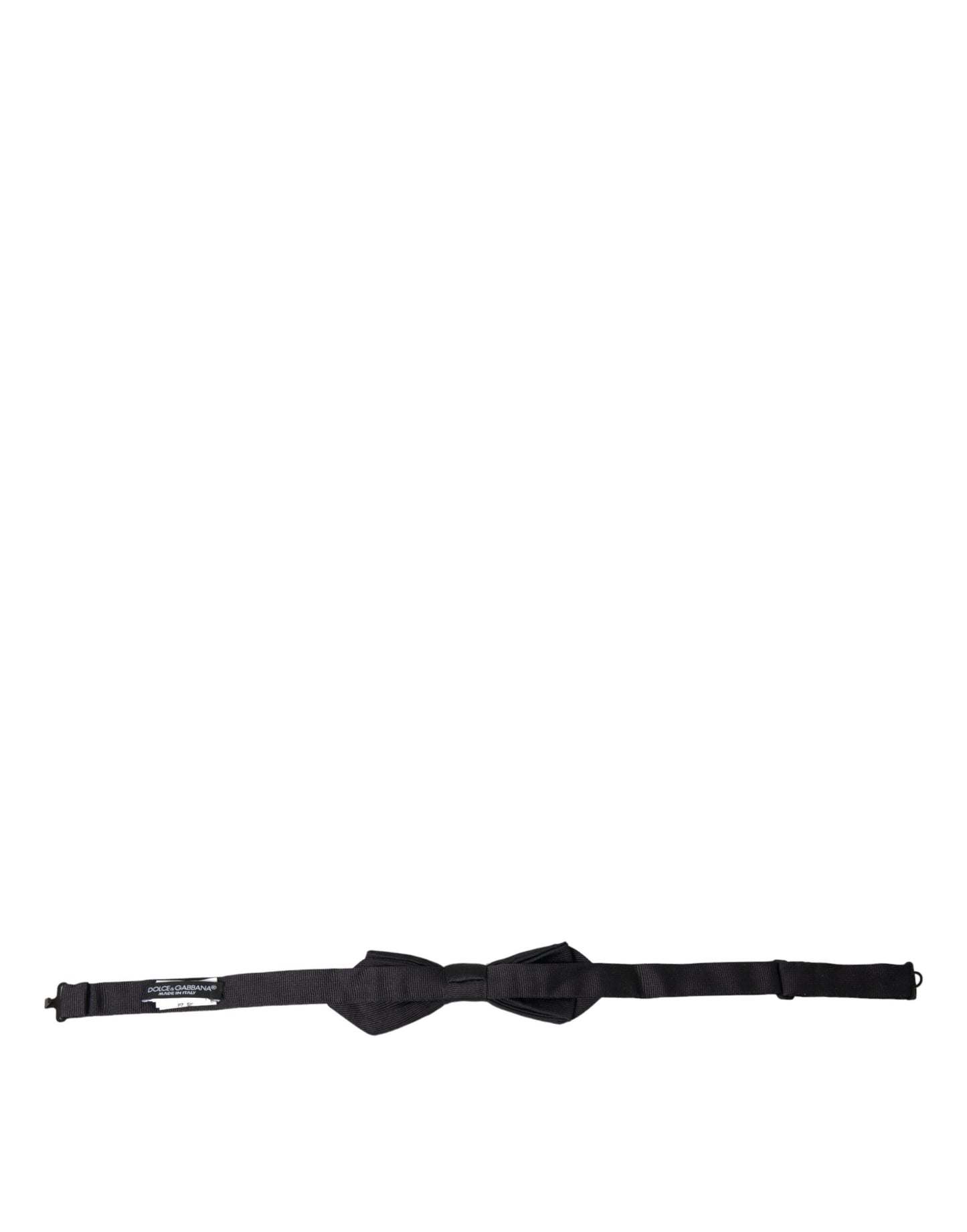 - Black Silk Adjustable Neck Men Bow Tie