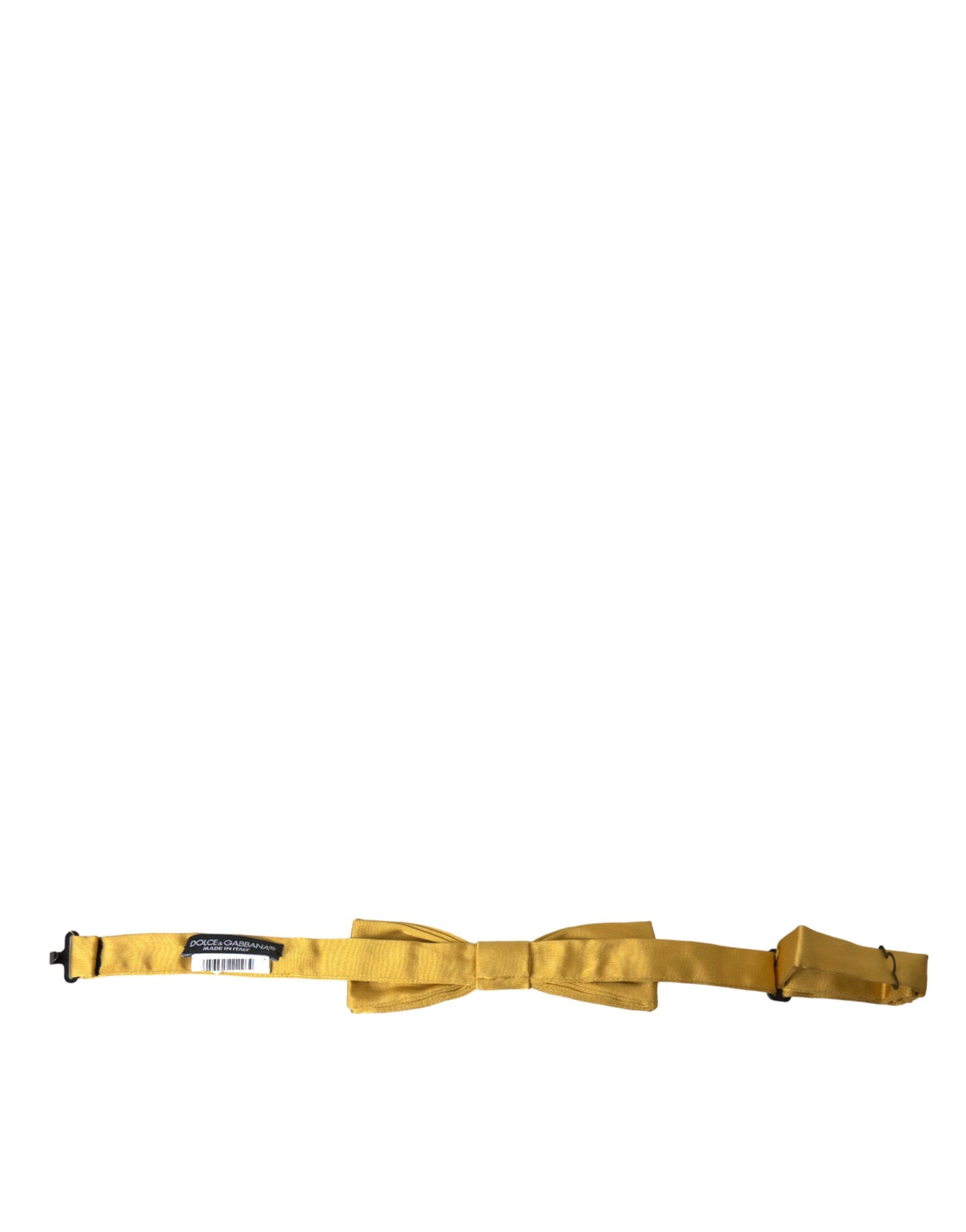 - Yellow Silk Adjustable Neck Men Bow Tie