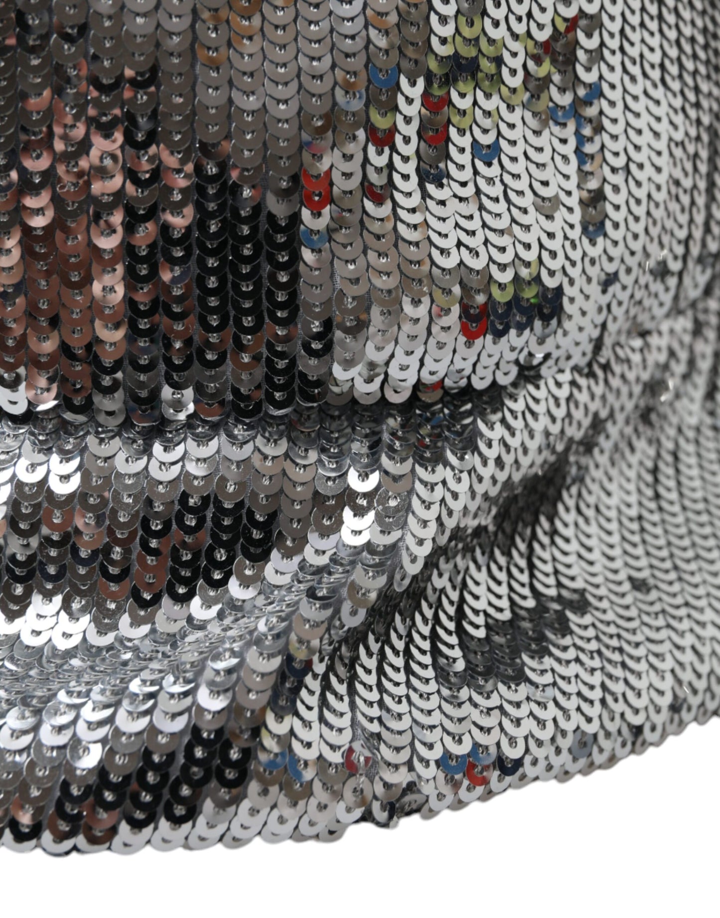 - Silver Sequined Nylon Bucket Hat Men