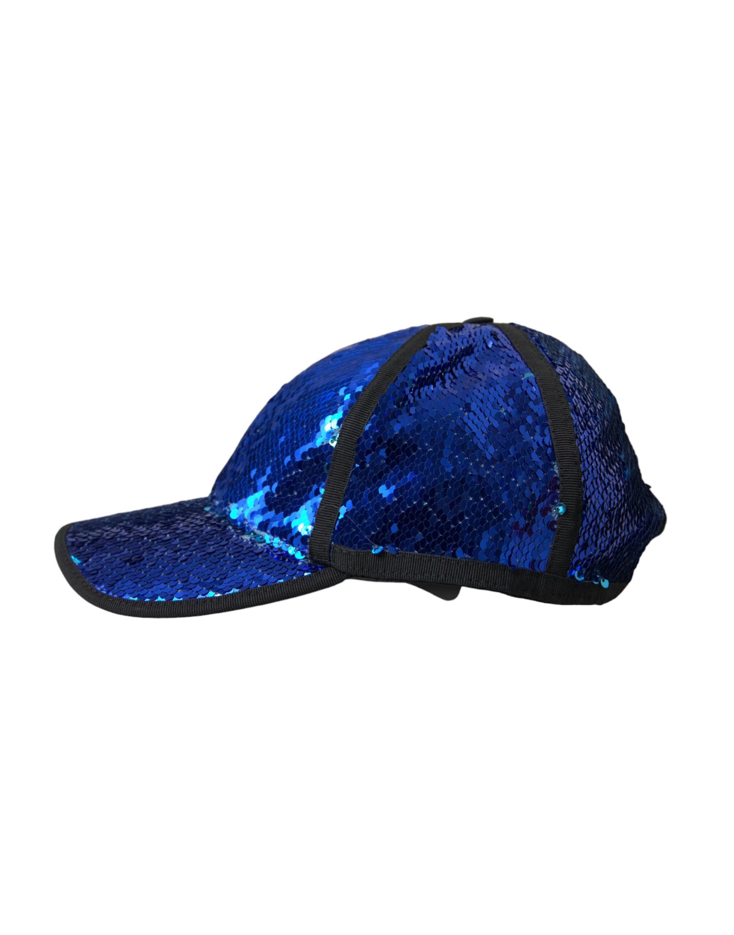 - Royal Blue Sequin Baseball Hat Men