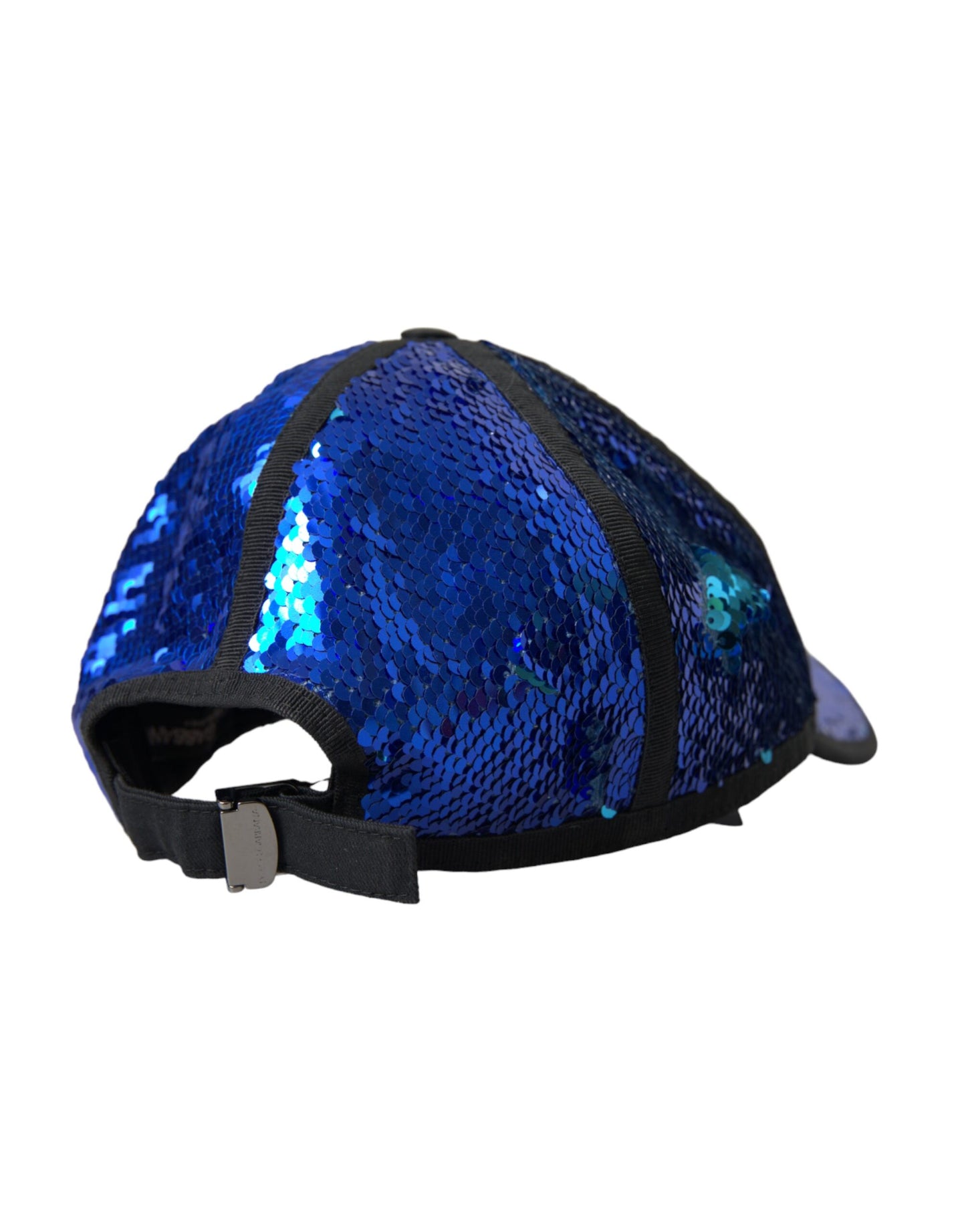 - Royal Blue Sequin Baseball Hat Men