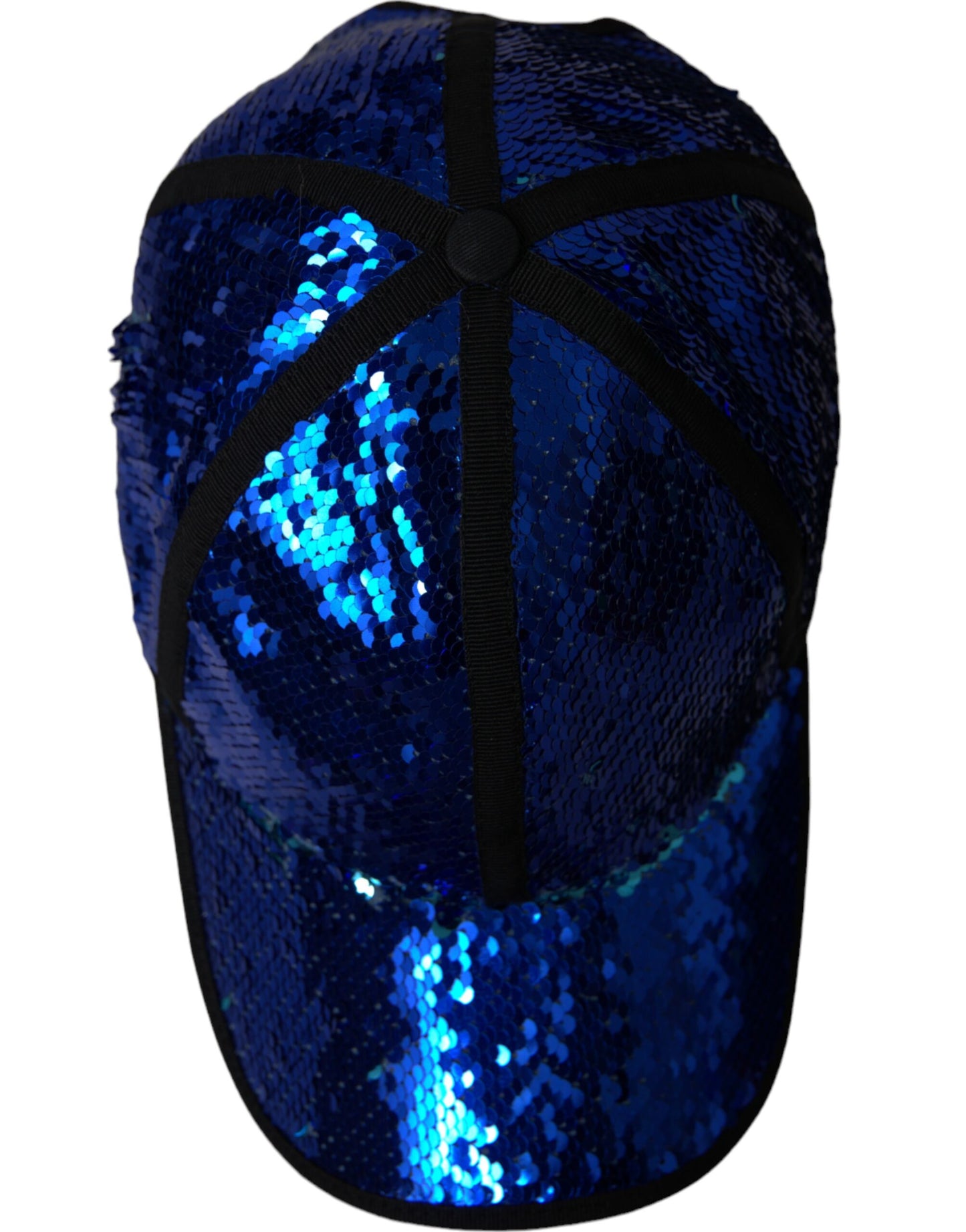 - Royal Blue Sequin Baseball Hat Men