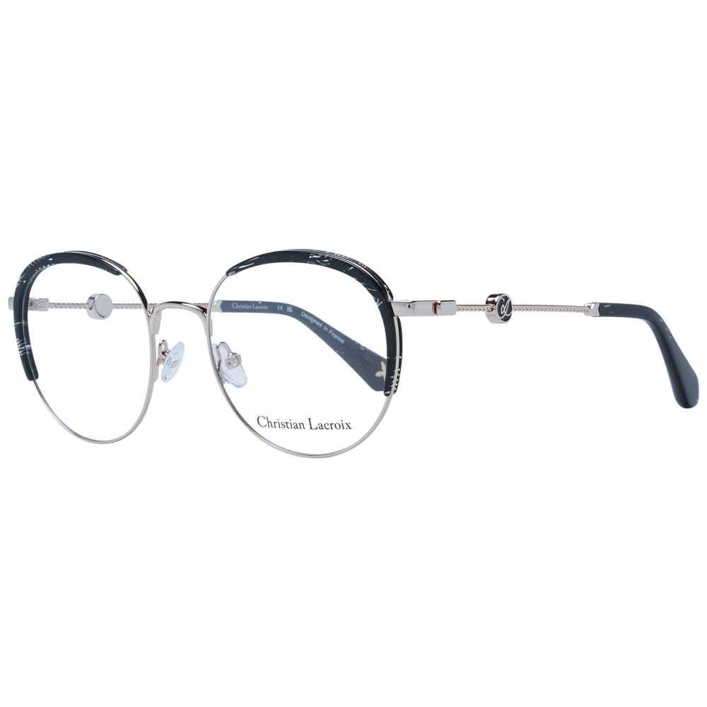 Christian Lacroix Women’s Optical Glasses – Black Round Frame, 51mm