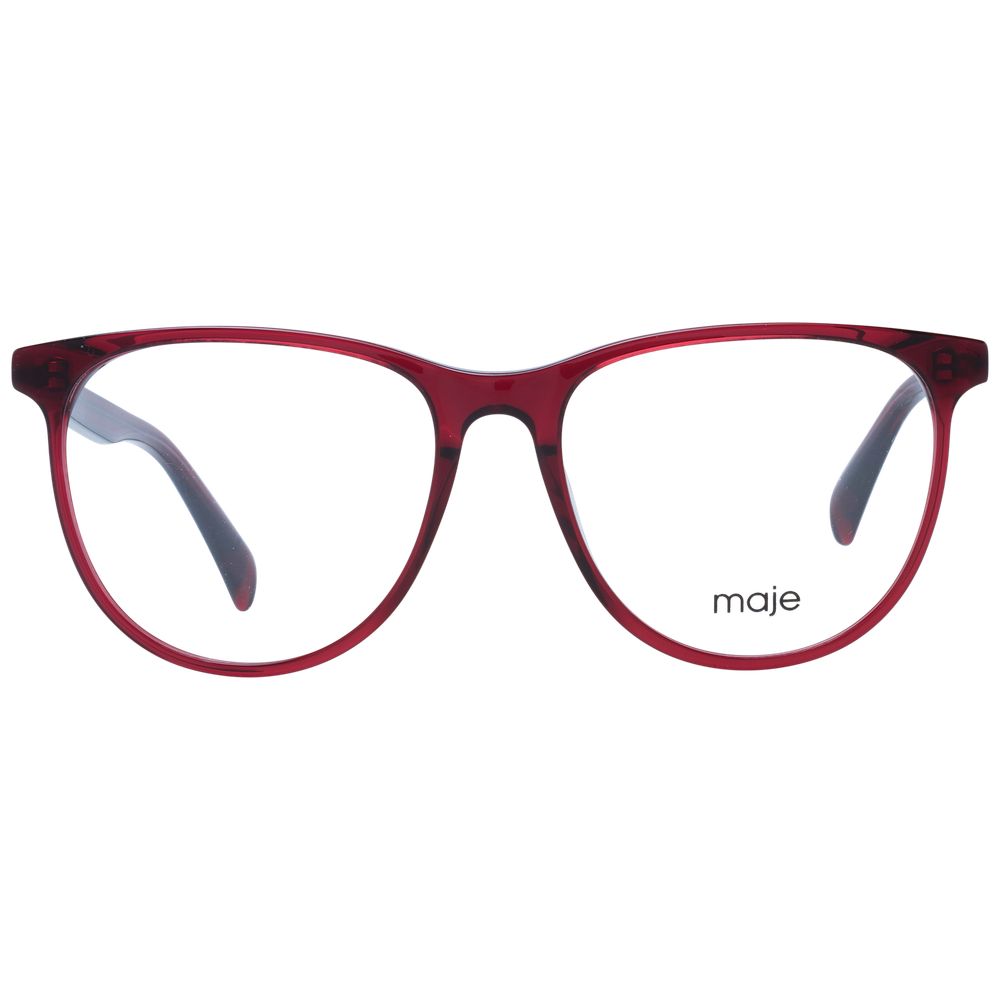 Maje Women’s Optical Glasses – Red Round Frame, 53mm
