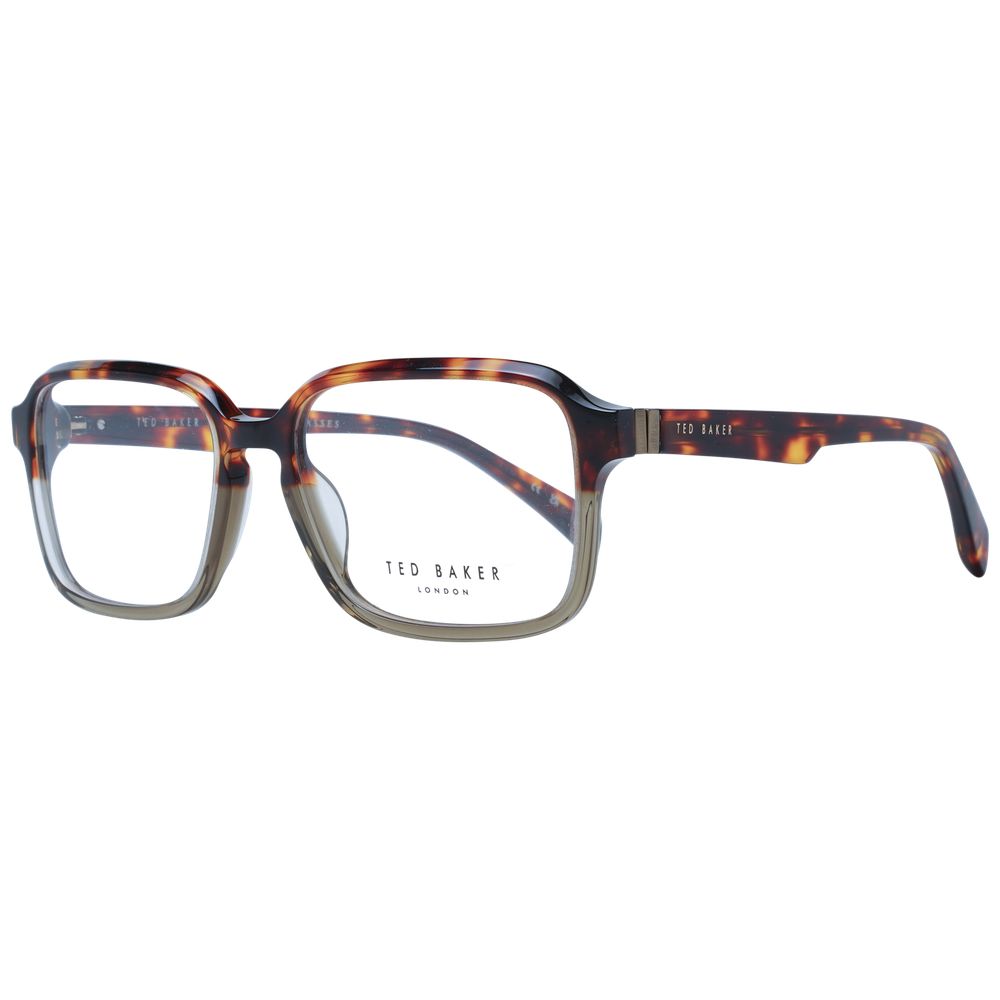 Ted Baker Men's Optical Glasses – Brown Rectangle Frame, 55mm