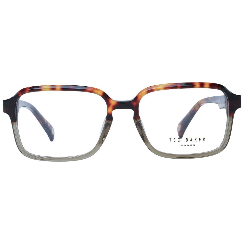 Ted Baker Men's Optical Glasses – Brown Rectangle Frame, 55mm