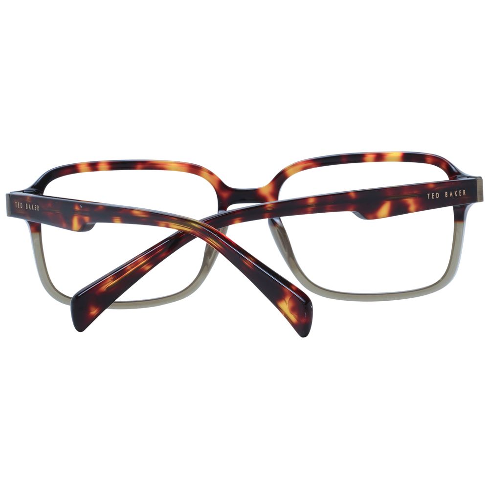 Ted Baker Men's Optical Glasses – Brown Rectangle Frame, 55mm