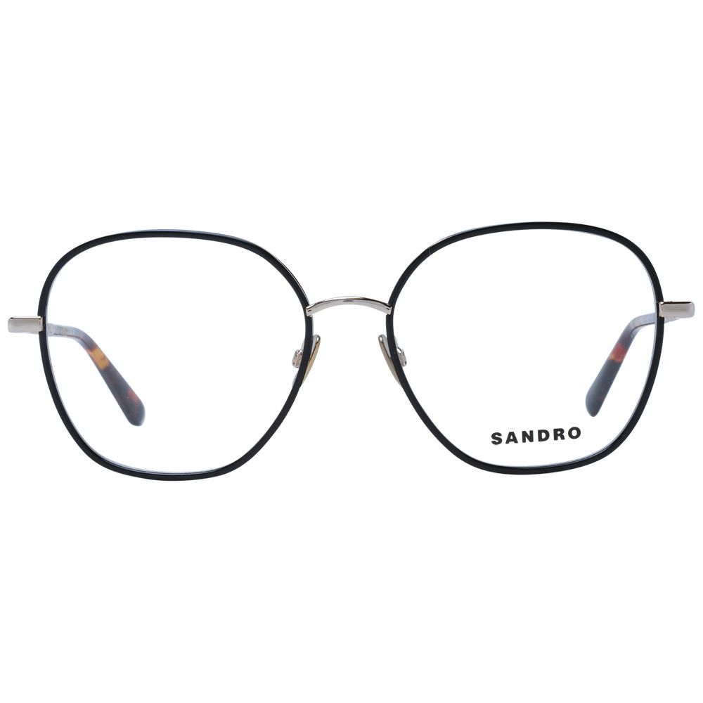 Sandro Black Women’s Optical Frames – Square Full-Rim, 53mm