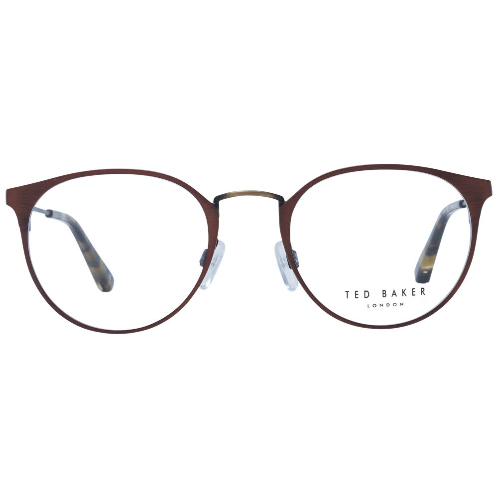 Ted Baker Men’s Optical Frames – Brown Round Full-Rim