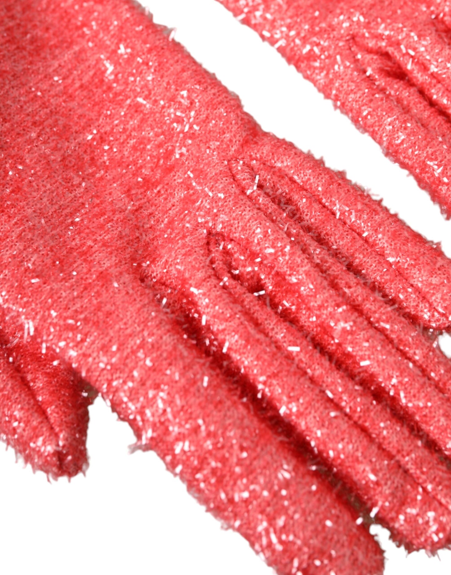 - Pink Lurex Fantasia Mid Arm Length Gloves