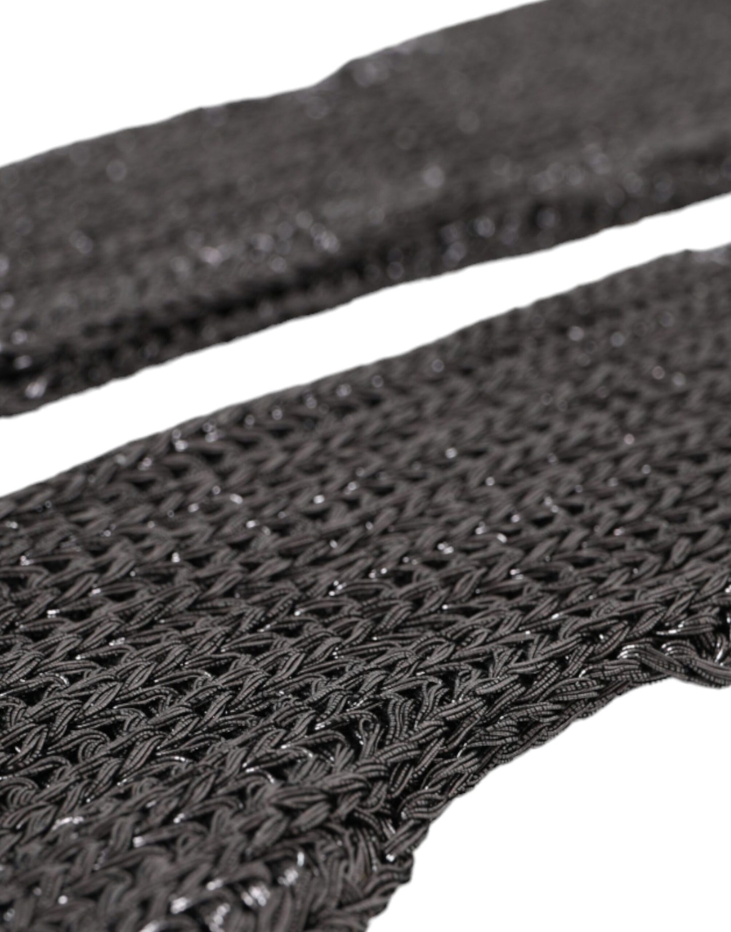 - Gray Viscose Knitted Finger Less Gloves