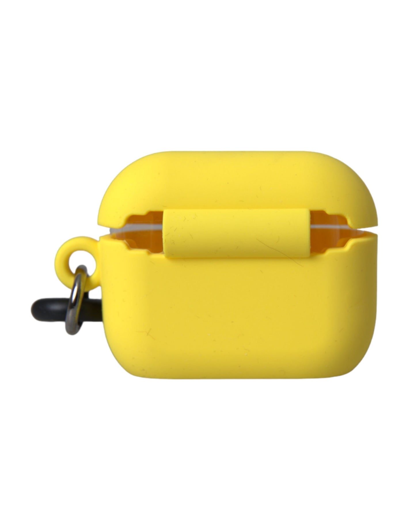 - Yellow Silicone Logo Embossed Airpods Case