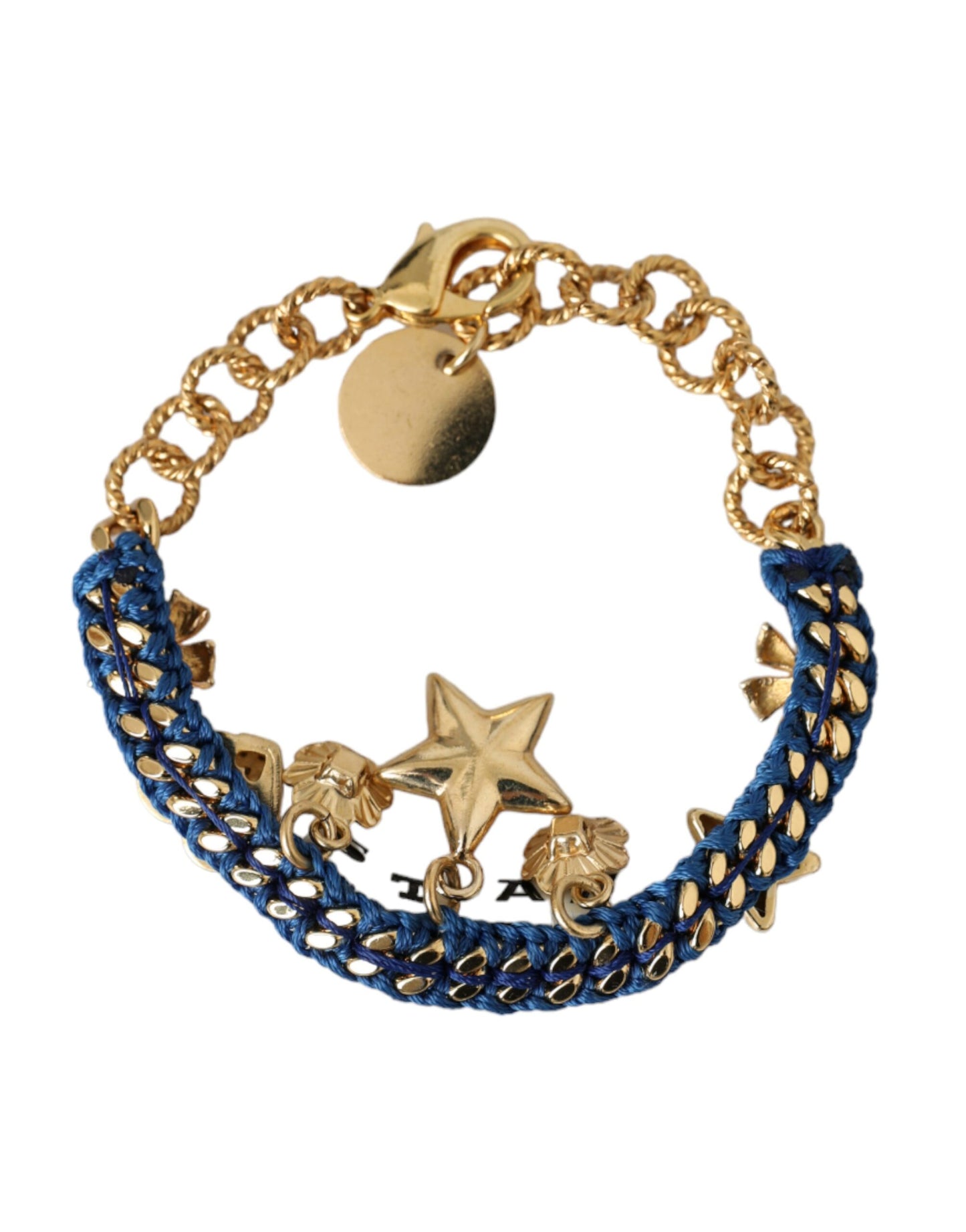 Gold Tone Brass Chain Star Fashion Bracelet - The Luxe Alliance