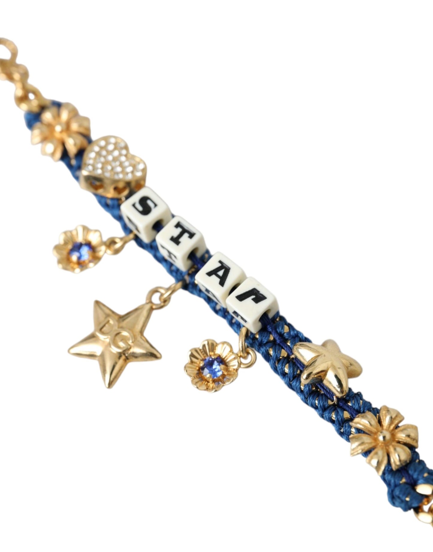 Gold Tone Brass Chain Star Fashion Bracelet - The Luxe Alliance