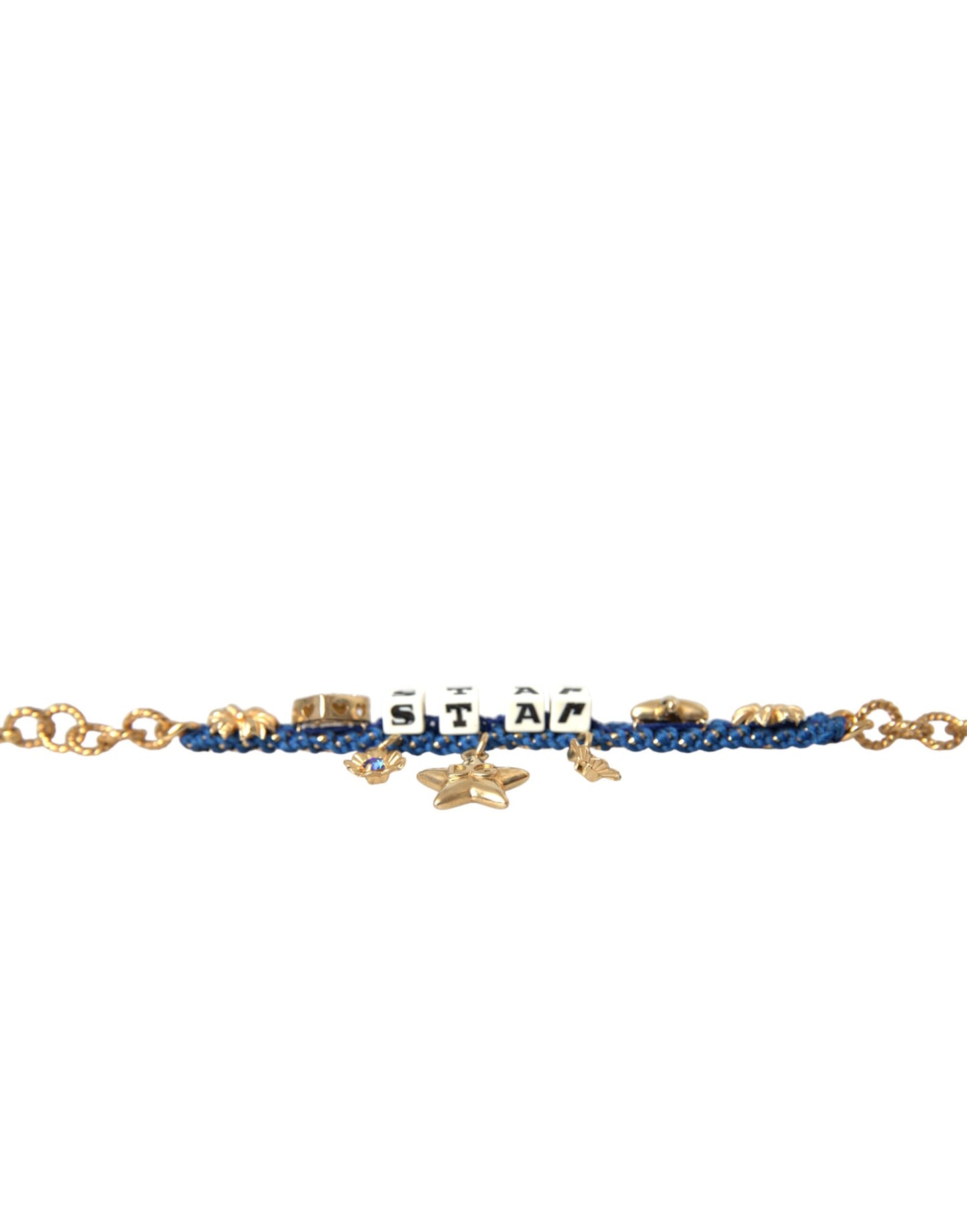 Gold Tone Brass Chain Star Fashion Bracelet - The Luxe Alliance