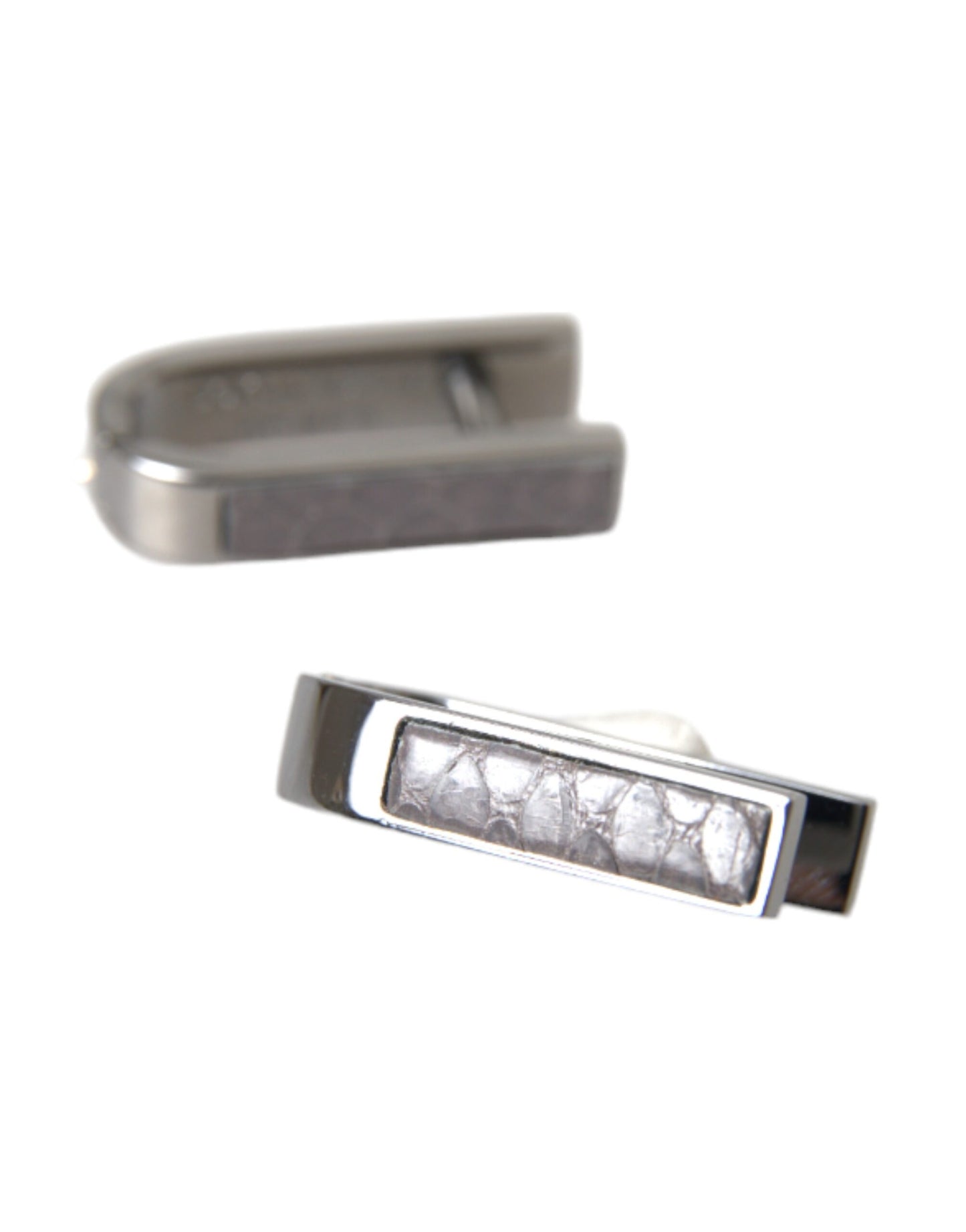 - Silver Plated Metal Brass Pin Men Cufflinks