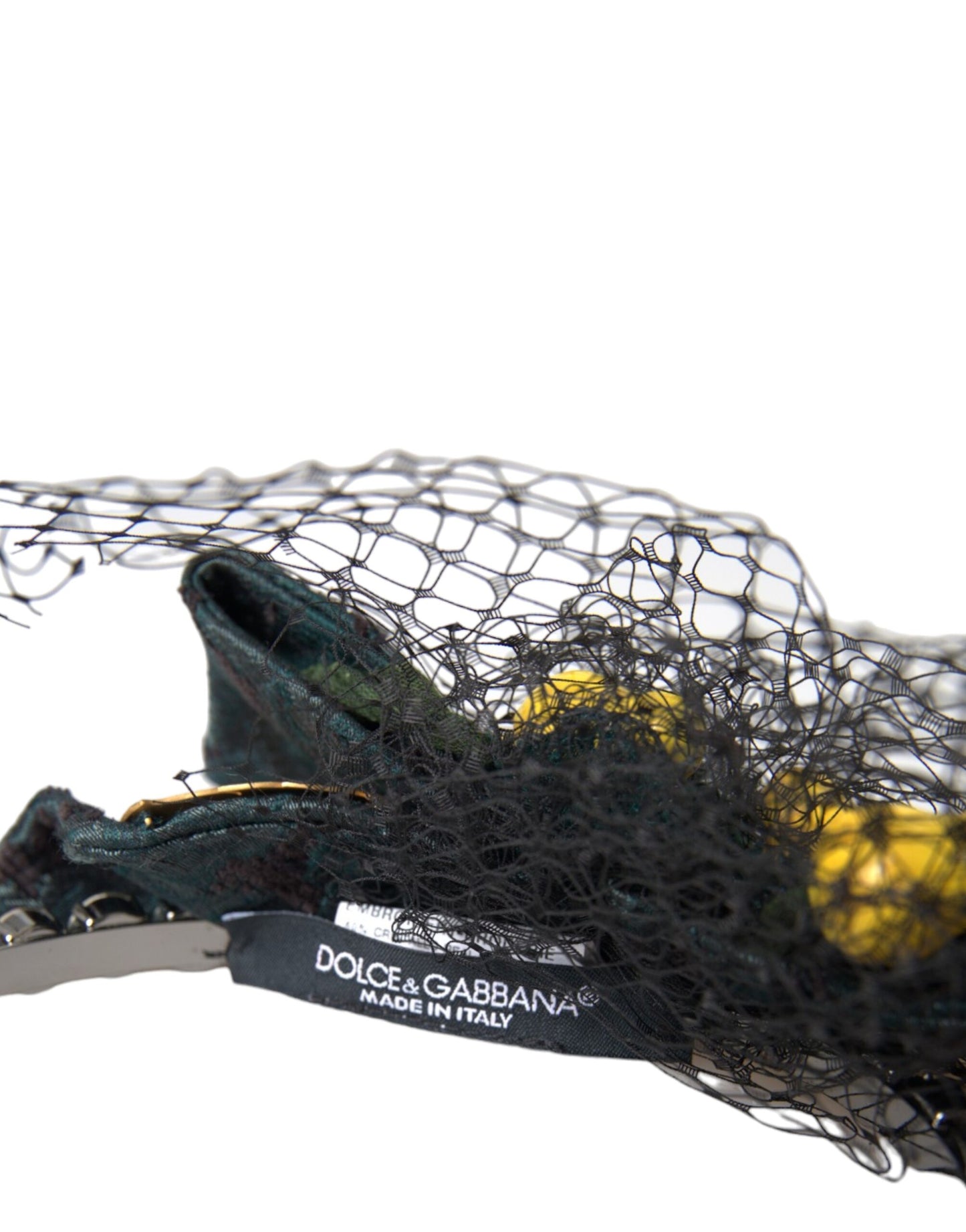 - Black Lemons Sicily Purple Crystal Net Headband Diadem