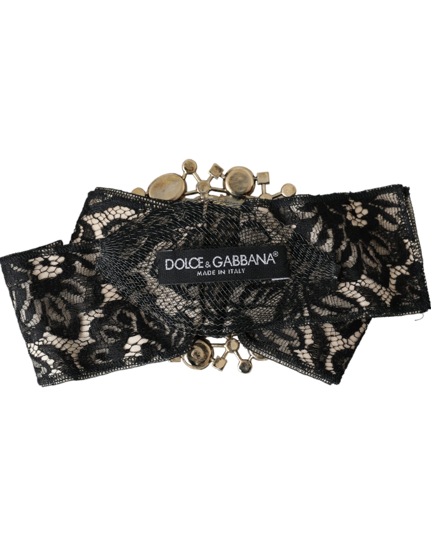 - Black Lace Crystal Handmade Brooch Hair Pin