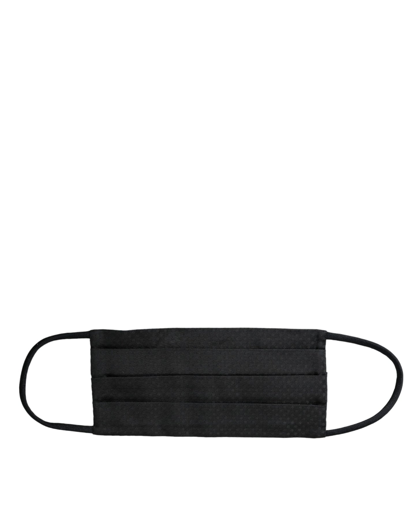 - Black 100% Silk Adjustable Necktie Face Mask
